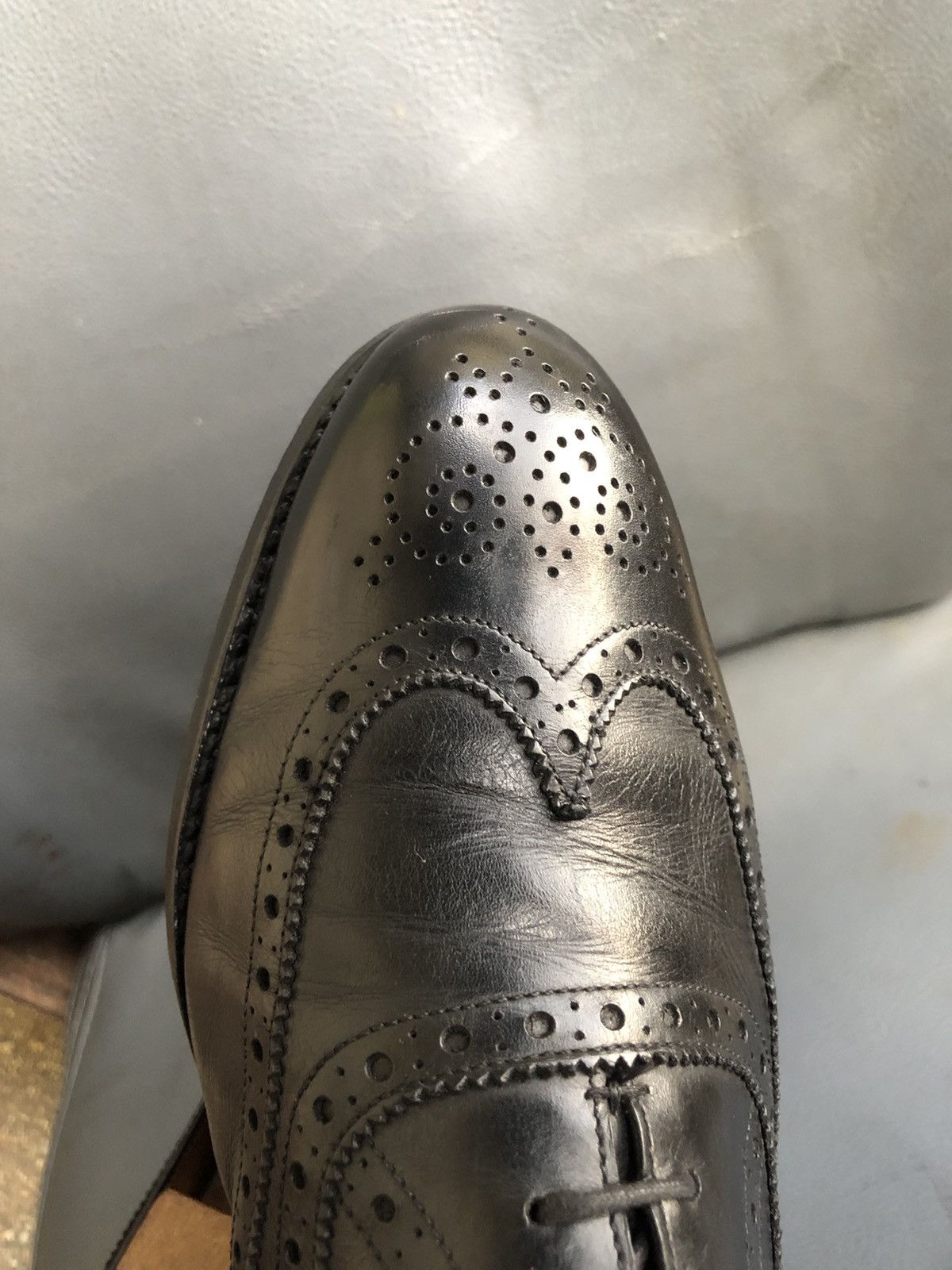 Edward Green Edward Green Black Leather Men’s Dress shoes size 8.5 E Size US 8.5 / EU 41-42 - 21 Thumbnail