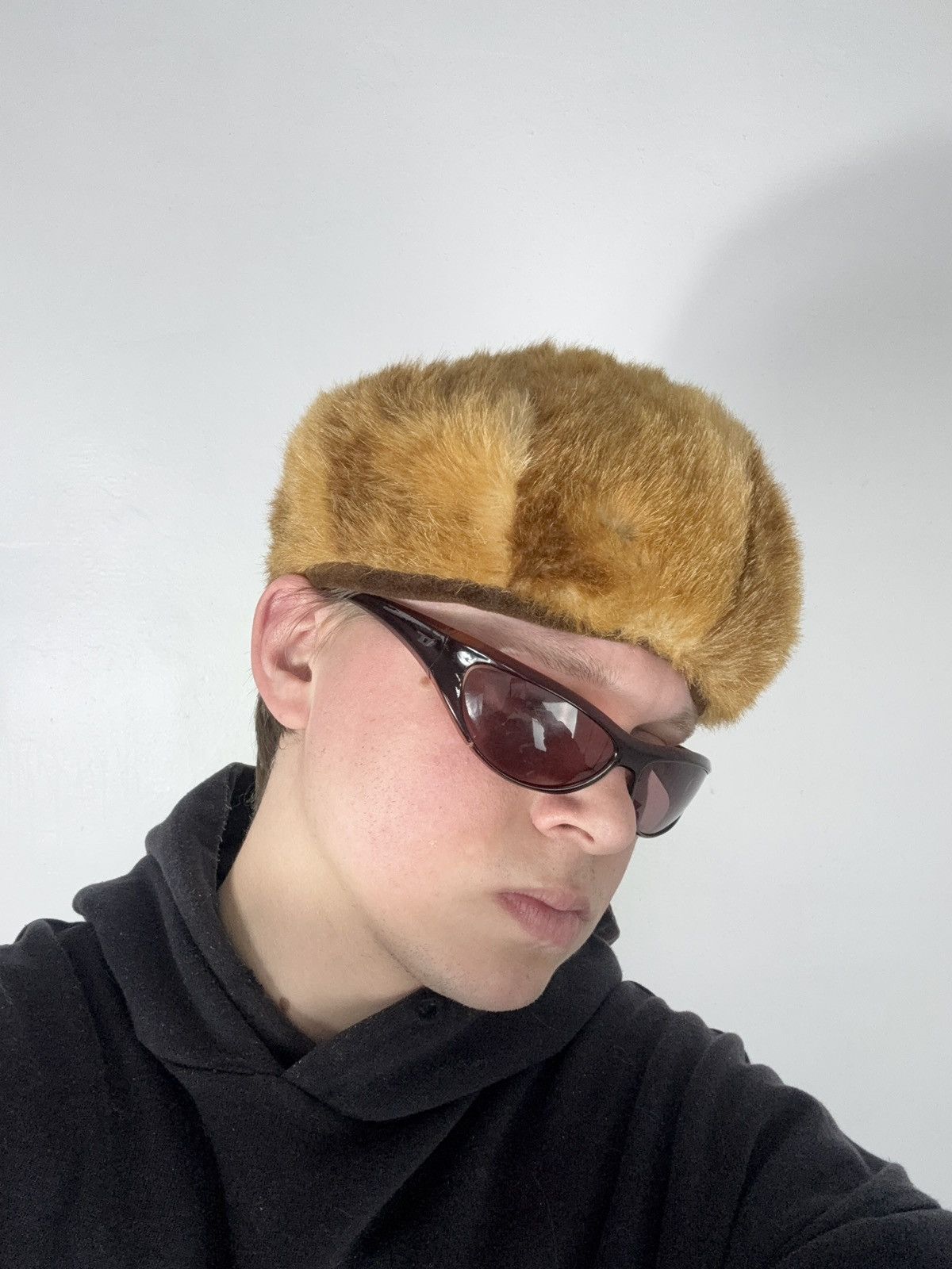 Le Grande Bleu (L.G.B.) Vintage Handmade 00s Real Fur Retro Hat Japanese LGB Style Size ONE SIZE - 7 Thumbnail
