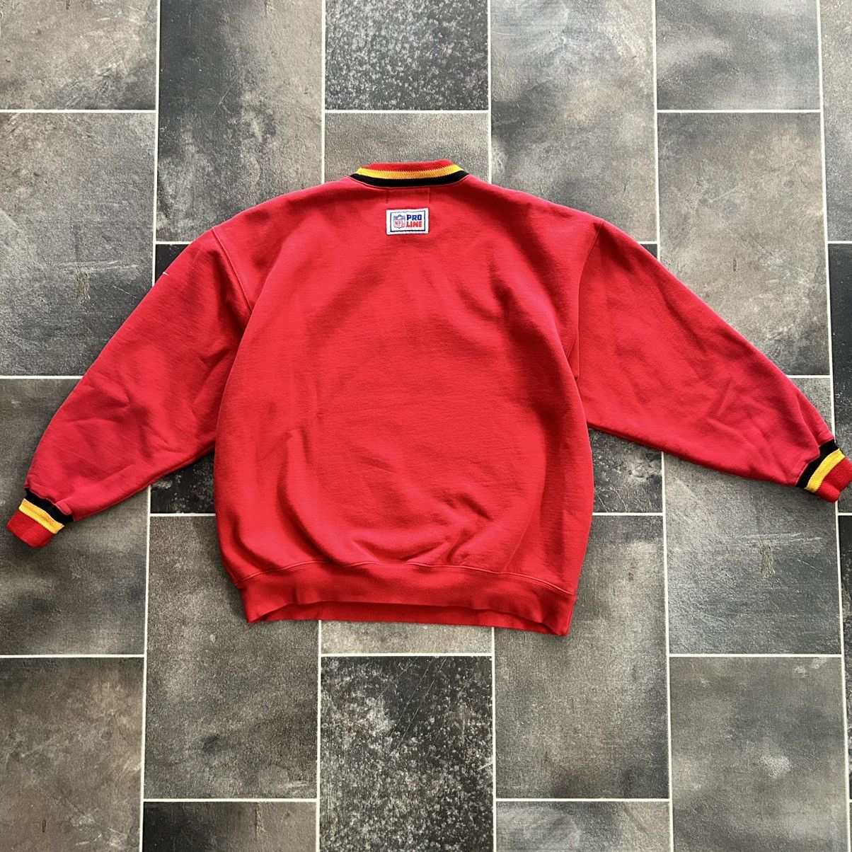 Reebok Vintage 90s Reebok Kansas City Chiefs Football Sweatshirt Size M / US 6-8 / IT 42-44 - 5 Thumbnail