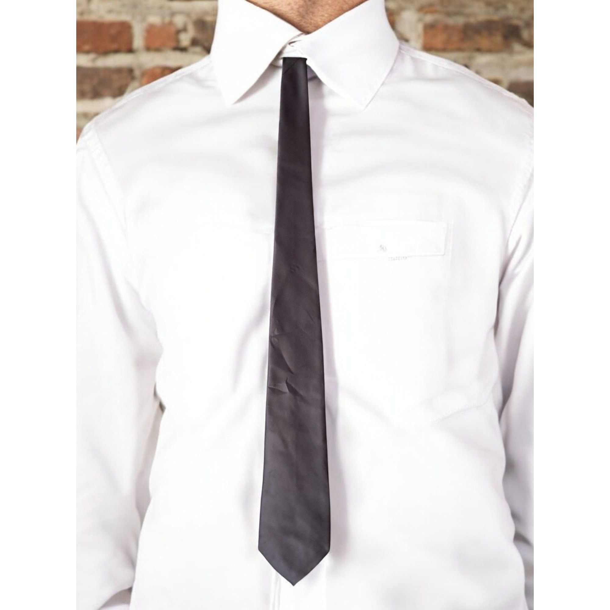 Other Umo Lorenzo Made in Italy, Gray 100% Polyester Tie. Size ONE SIZE - 1 Thumbnail