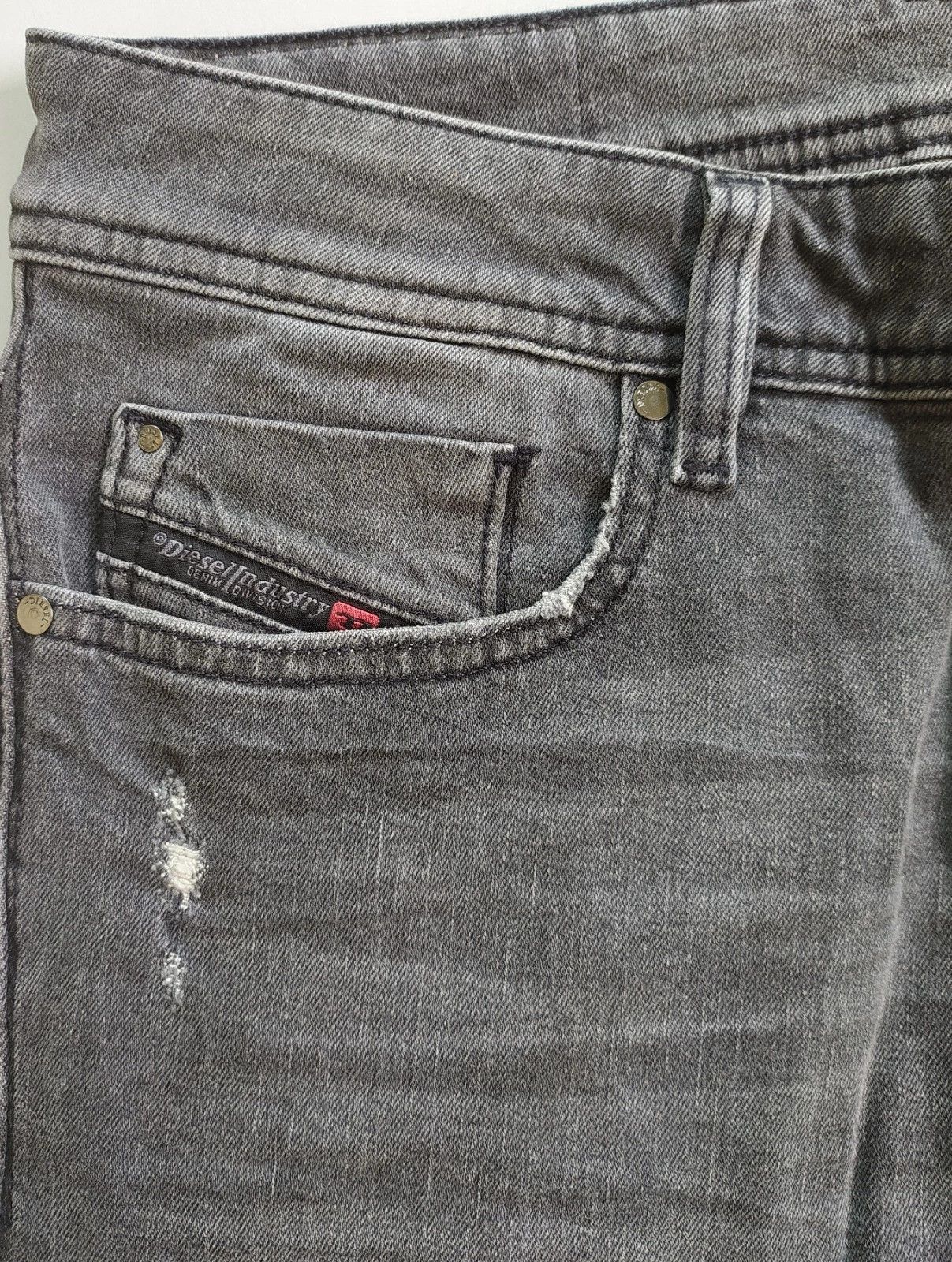 Diesel Diesel TROXER L.32 MENS JEANS SLTP/9991 Size US 34 / EU 50 - 4 Thumbnail