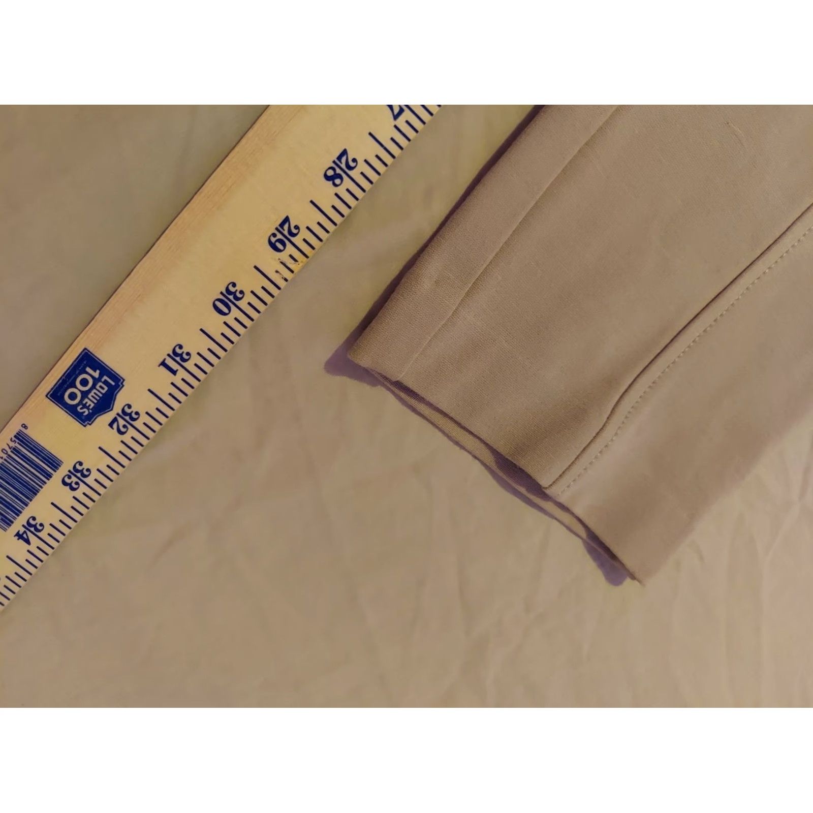 Talbots VINTAGE? No — Talbots Pants 2 Wool Cotton Beige Chino Flat Front Stretch Dressy Casual Regular Womens Pants Size 26" / US 2 / IT 38 - 6 Thumbnail