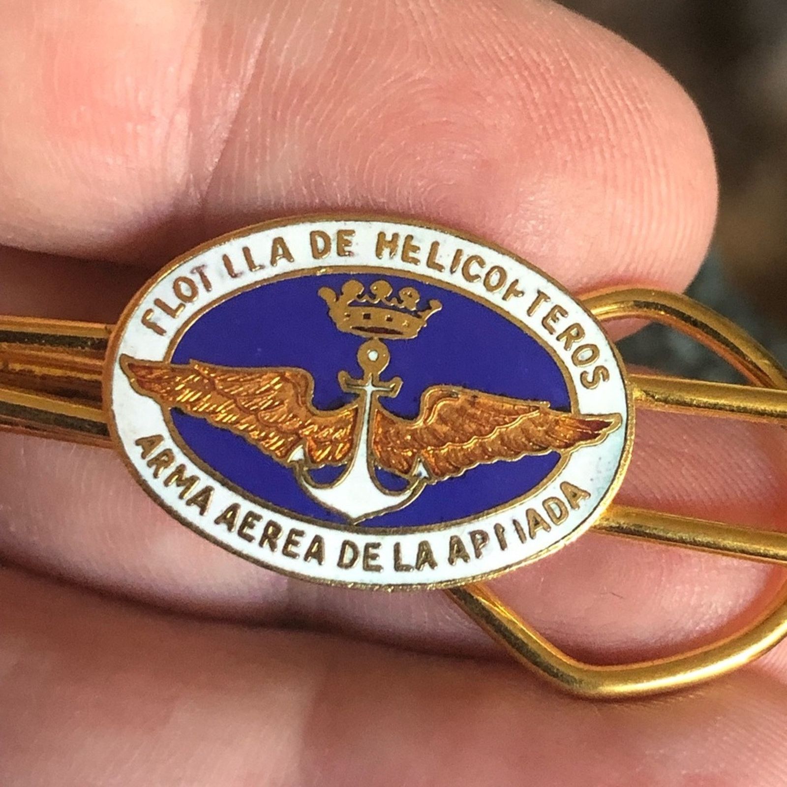 Vintage Vintage Guatemala helicopter collectible tie bar clip Size ONE SIZE - 4 Thumbnail
