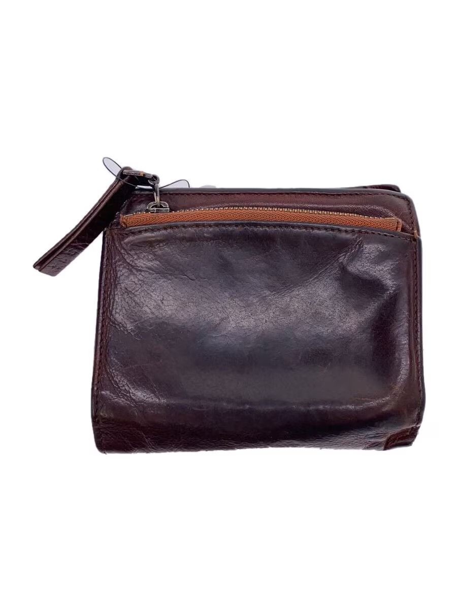 Stitch Zip Leather Wallet