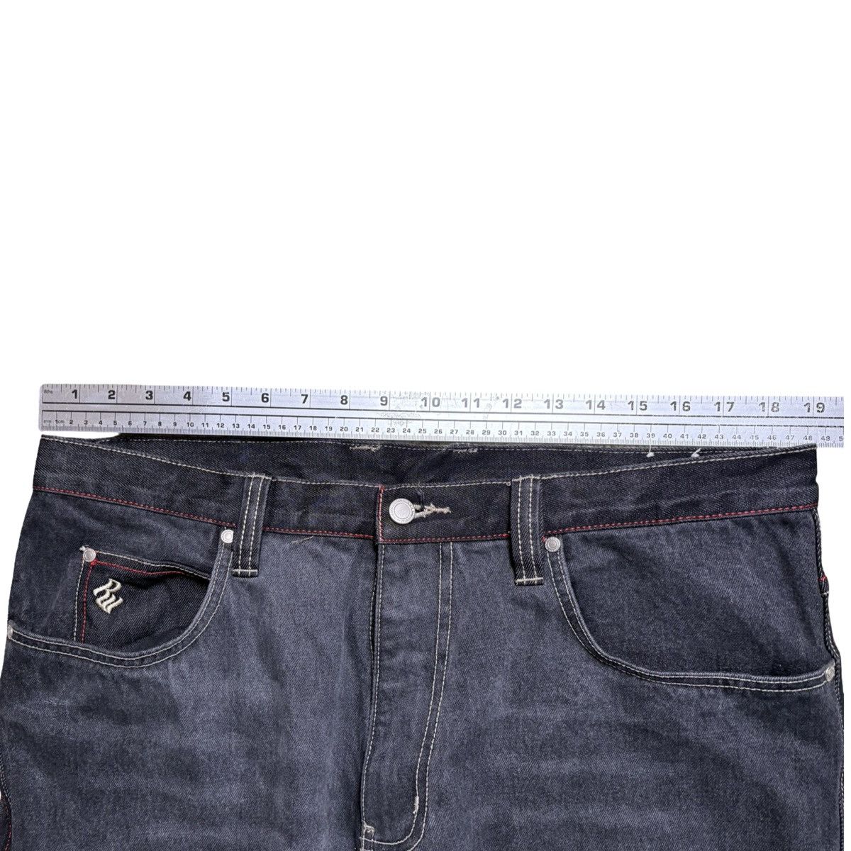 Rocawear Vintage Y2K Rocawear Two Tone Faded Black Baggy Jeans 38X34 Size US 38 / EU 54 - 4 Thumbnail