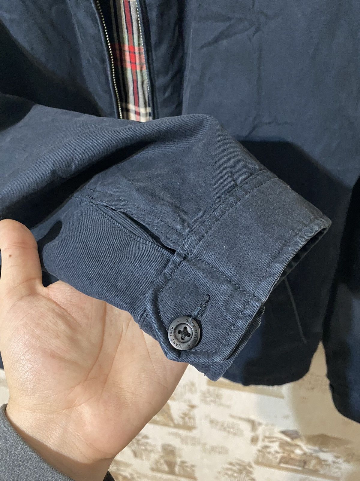 Gant × Vintage Gant The Windcheater Bomber Jacket Full Zip Lined Size US L / EU 52-54 / 3 - 4 Thumbnail