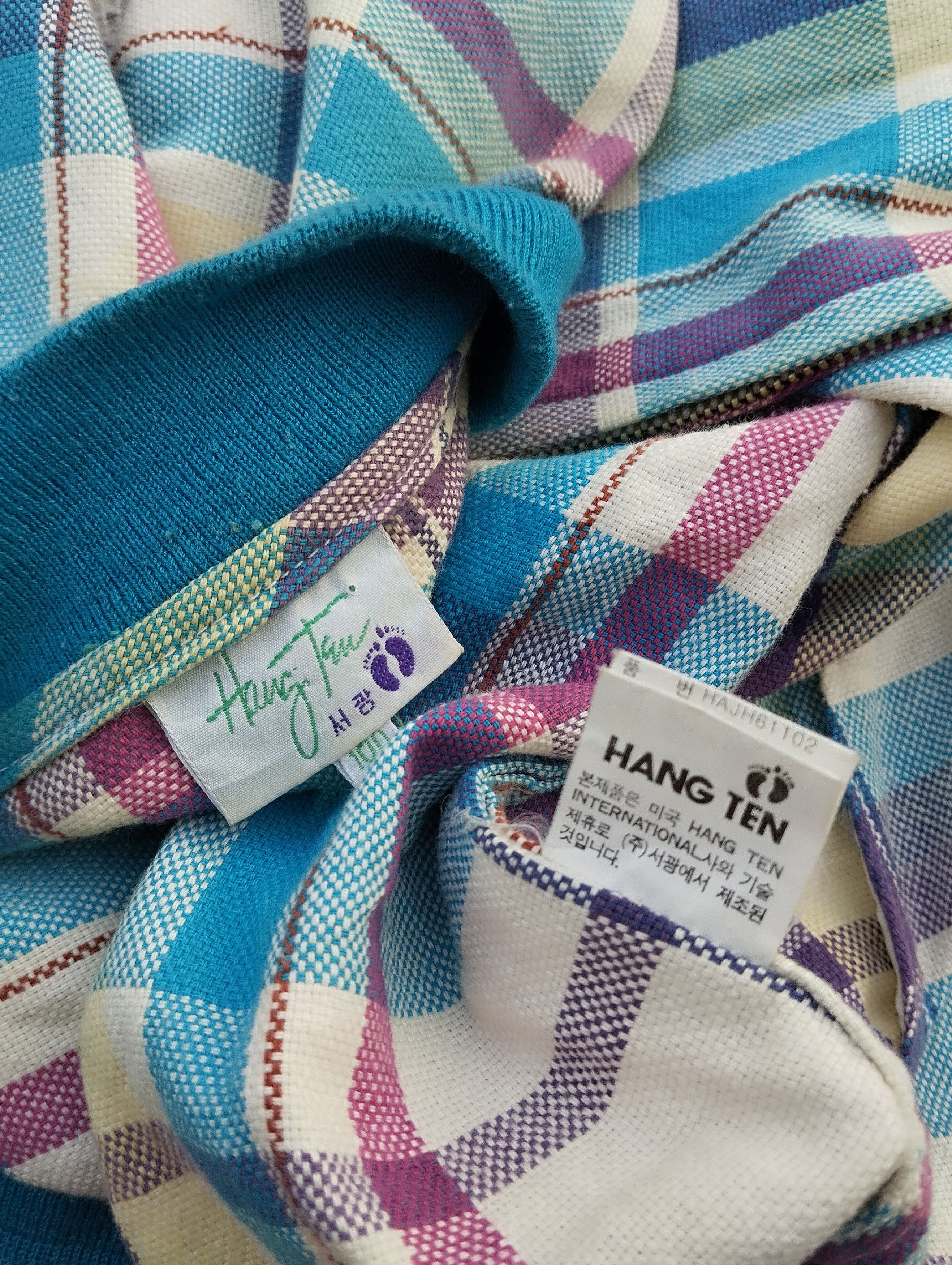 Hang Ten × Vintage Hangten Denim Bomber Size US L / EU 52-54 / 3 - 4 Thumbnail