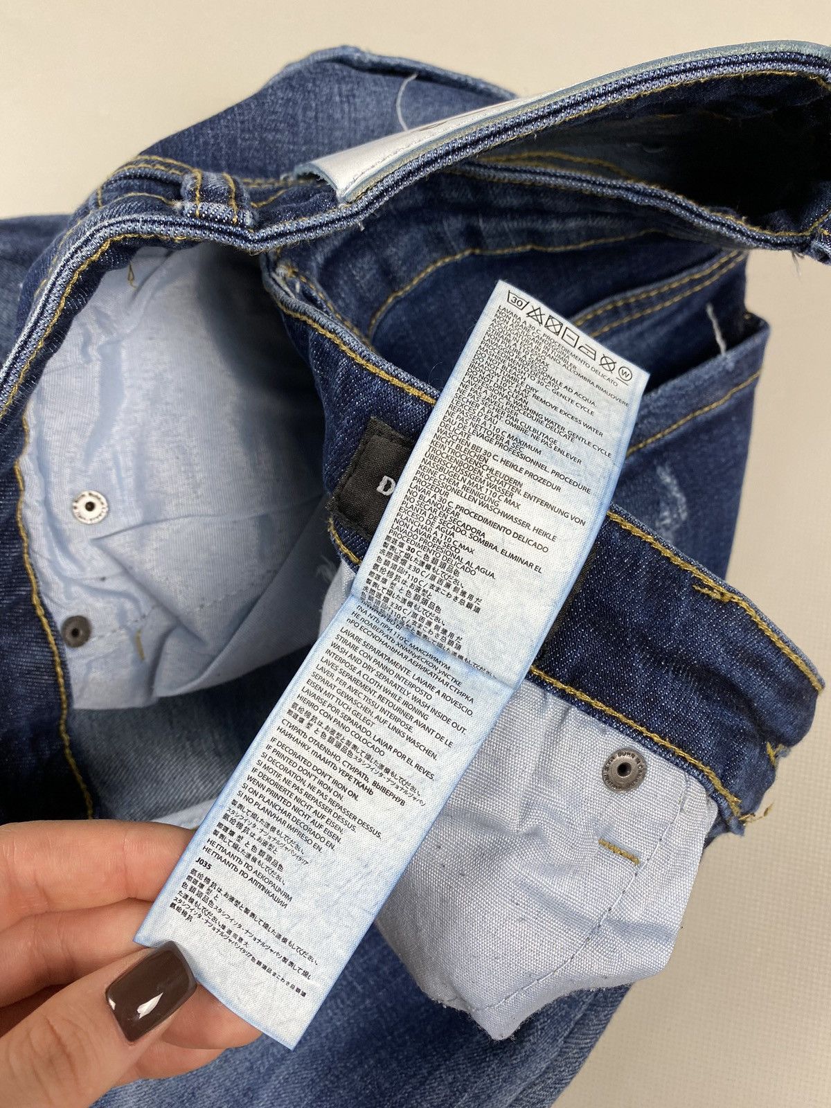 Dsquared2 Dsquared 2 ladies distressed denim jeans size 42 Size 28" / US 6 / IT 42 - 15 Thumbnail