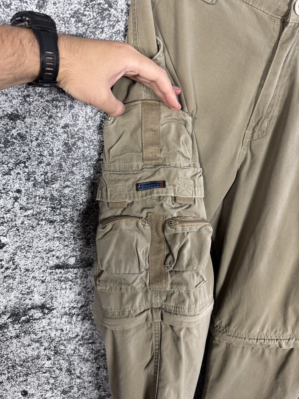 Japanese Brand Rippers Surf Convertible Cargo Pants Vintage Y2K Size 32 Size US 32 / EU 48 - 7 Thumbnail