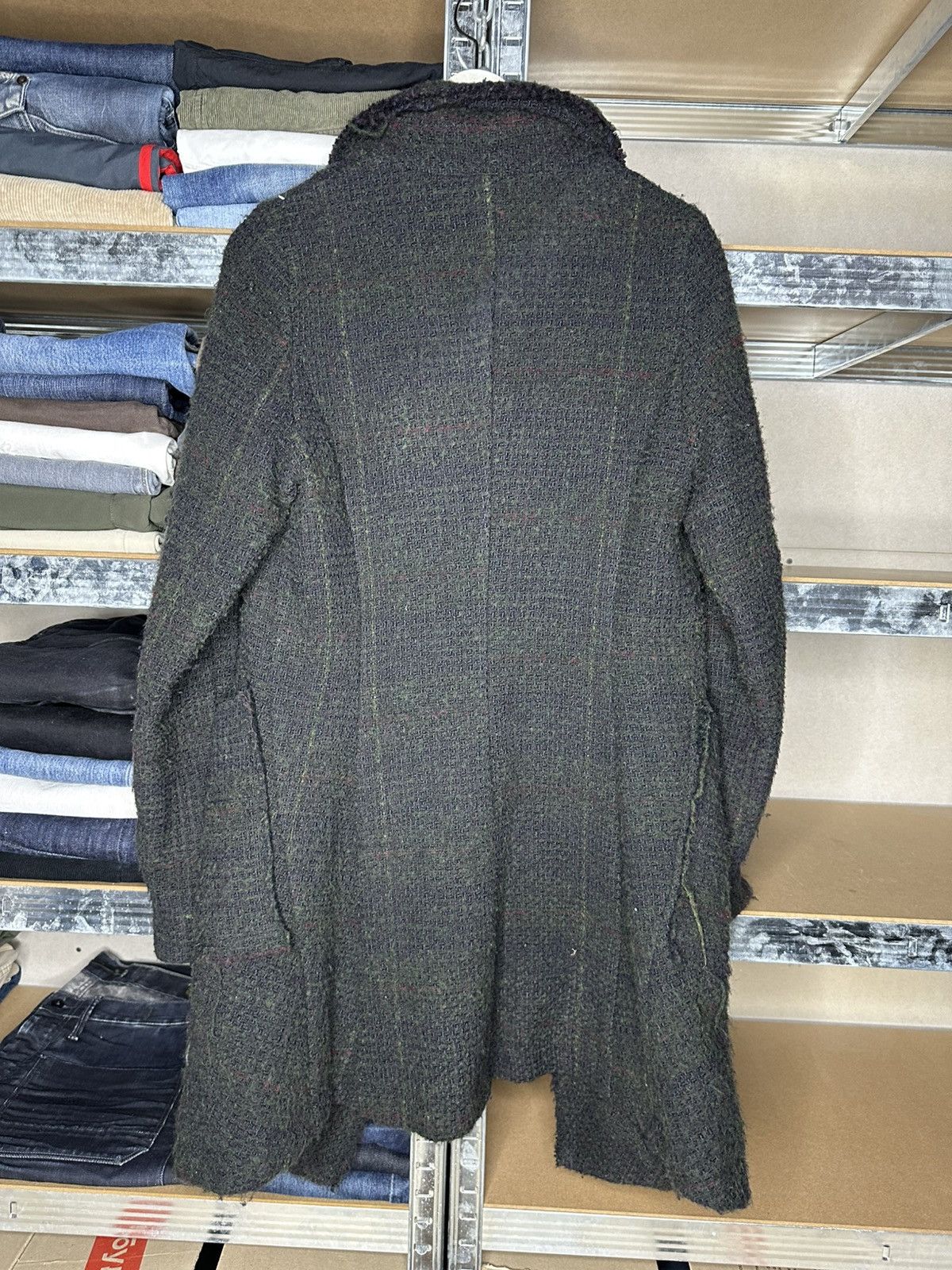 Rundholz Rundholz Textured Wool Blend Long Coat Buttoned Women Size S Size S / US 4 / IT 40 - 2 Thumbnail