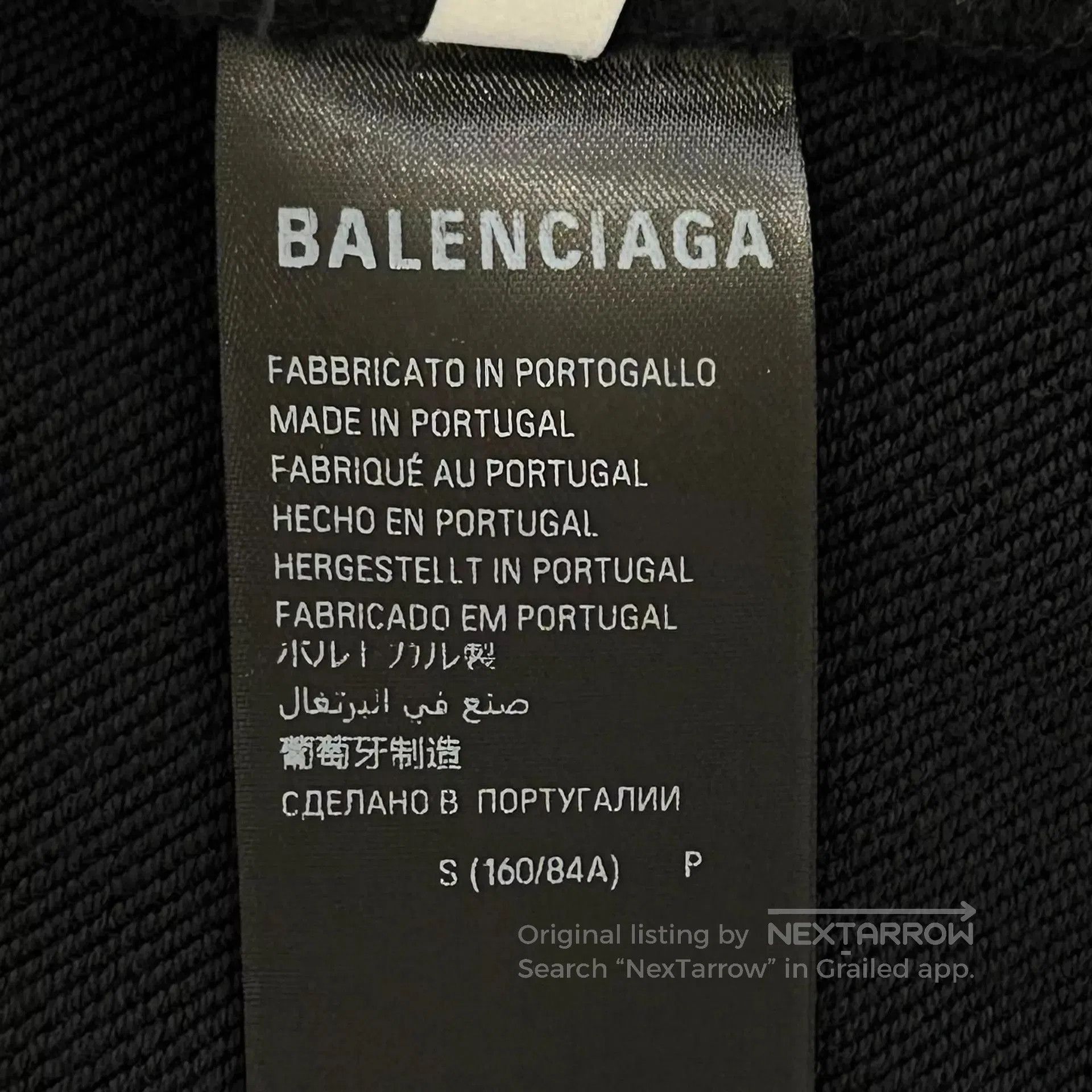 Balenciaga Black Graphic Print Hoodie with Hood and Pocket. Size US S / EU 44-46 / 1 - 4 Thumbnail
