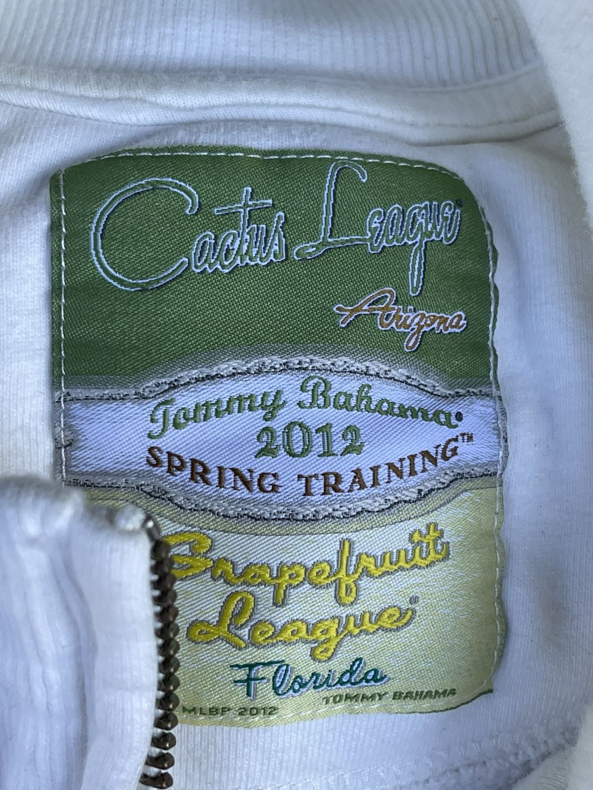 Tommy Bahama Vintage 2012 Tommy Bahama MLB Spring Training Quarter Zip Size US XL / EU 56 / 4 - 4 Thumbnail