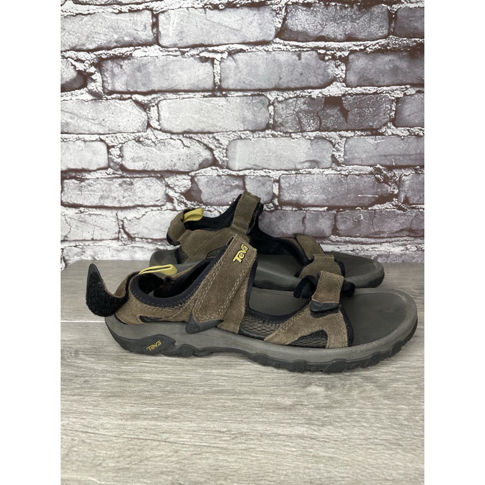 Teva Teva Katavi 4144 Brown Synthetic Leather Hiking Strap Sandal Size US 10 / EU 43 - 11 Thumbnail