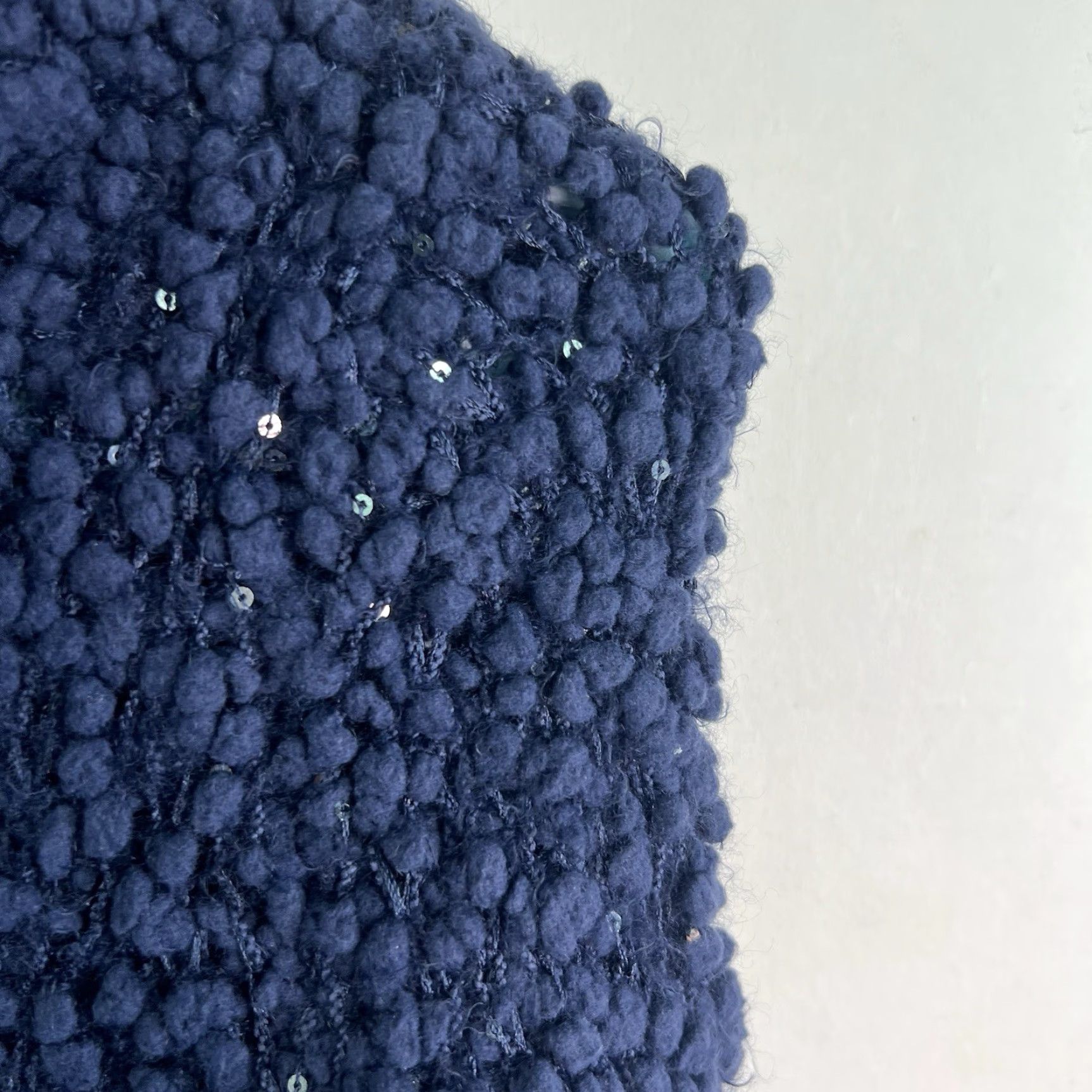 Vintage Chelsea & Violet Ariana Pebble Knit Bell Sleeve Sweater Womens XS Sapphire Blue Pullover Casual Knit Open-Knit Sweater Womens XS Bell Sleeve 90s? Size XS / US 0-2 / IT 36-38 - 2 Thumbnail