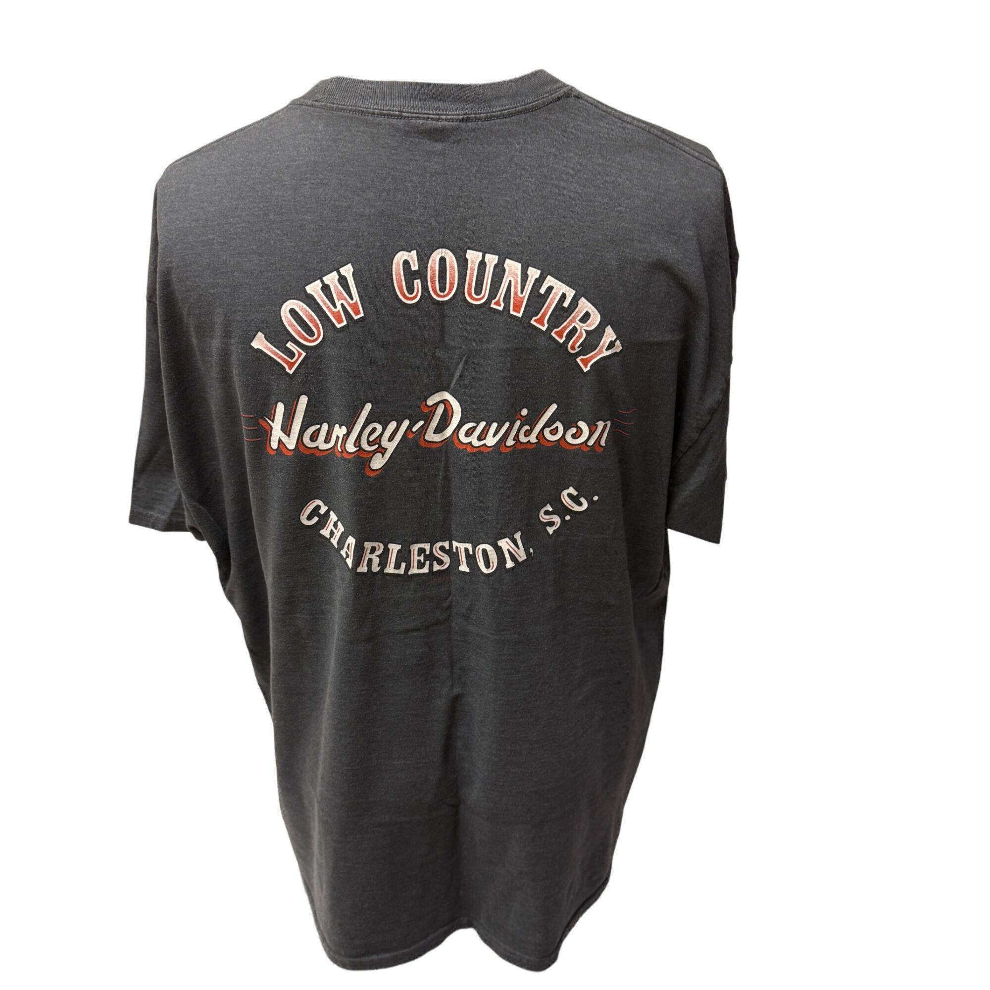 Harley Davidson Y2K HARLEY DAVIDSON Motorcycle DRAGON CLOWN Biker T Shirt 2X Size US XXL / EU 58 / 5 - 3 Thumbnail