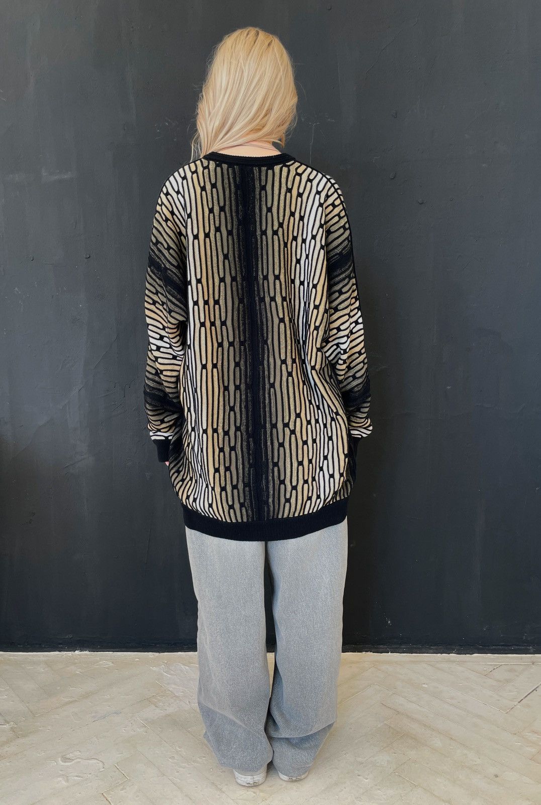 Carlo Colucci 🔥 90s Carlo Colucci 3D Pattern Knit Sweater XXL Coogi Style Size US XXL / EU 58 / 5 - 3 Thumbnail