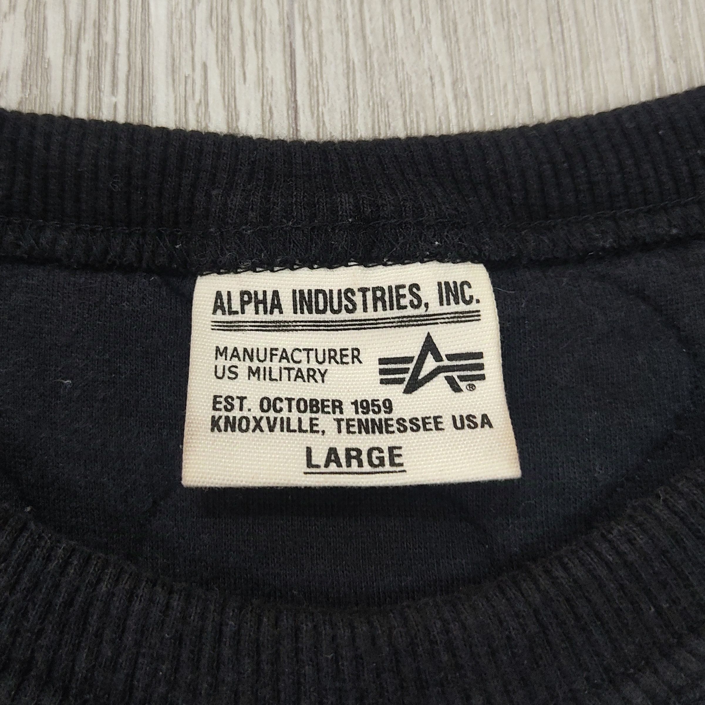 Alpha Industries Alpha Industries Quilted Crewneck Sweatshirt Size US L / EU 52-54 / 3 - 6 Thumbnail
