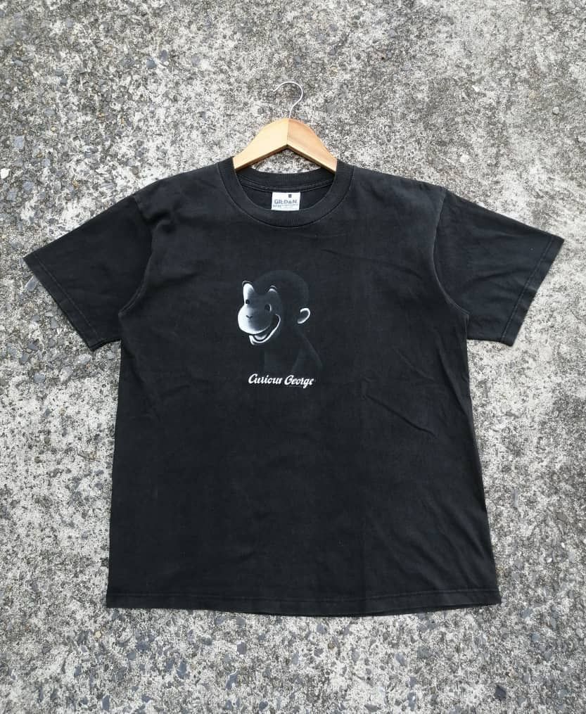 Vintage Vintage Curious George The Monkey Tee Size US S / EU 44-46 / 1 - 1 Thumbnail