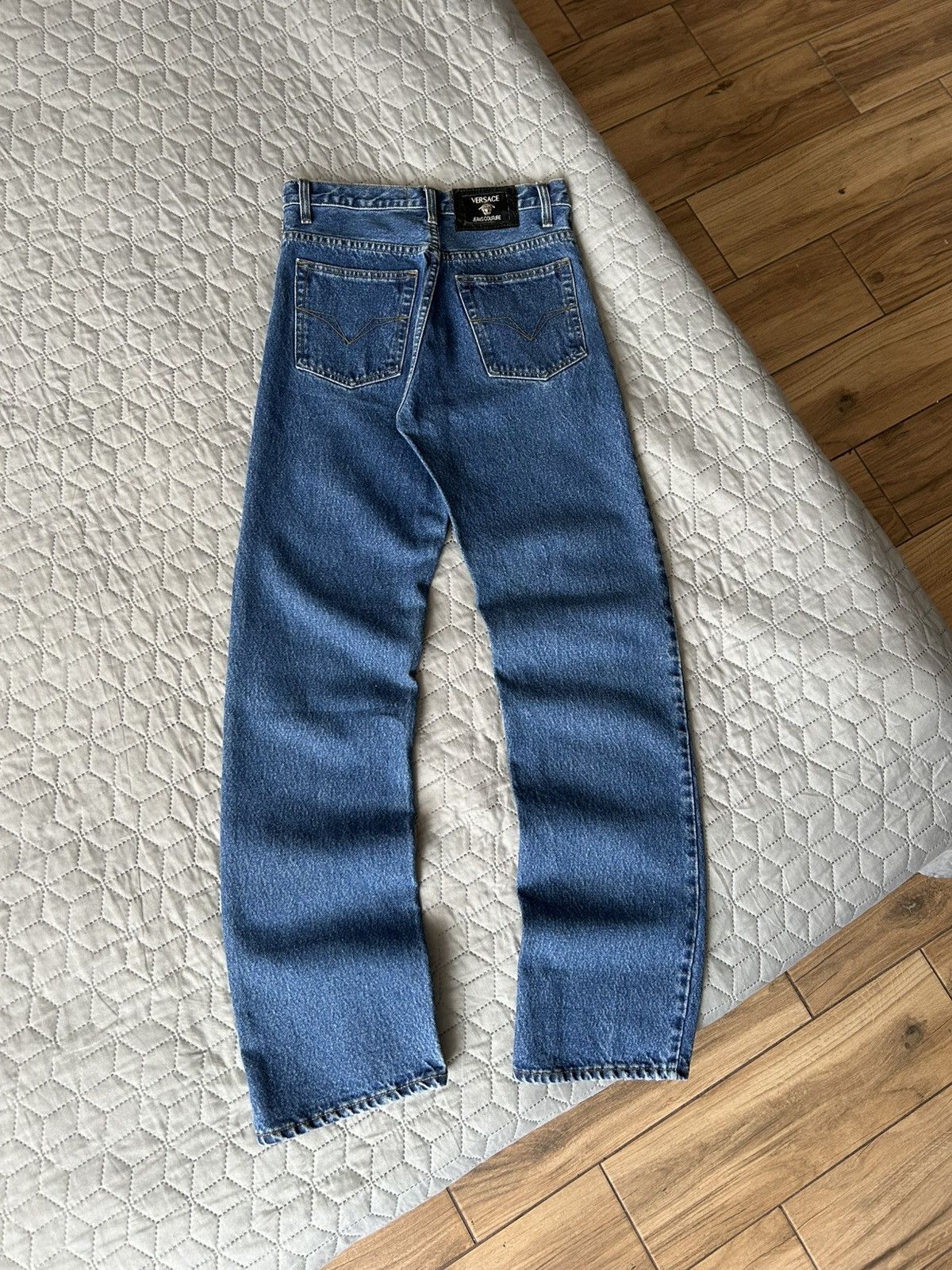 Versace Jeans Couture Versace Jeans Couture Vintage Luxury women's denim pants Size 29" - 9 Thumbnail