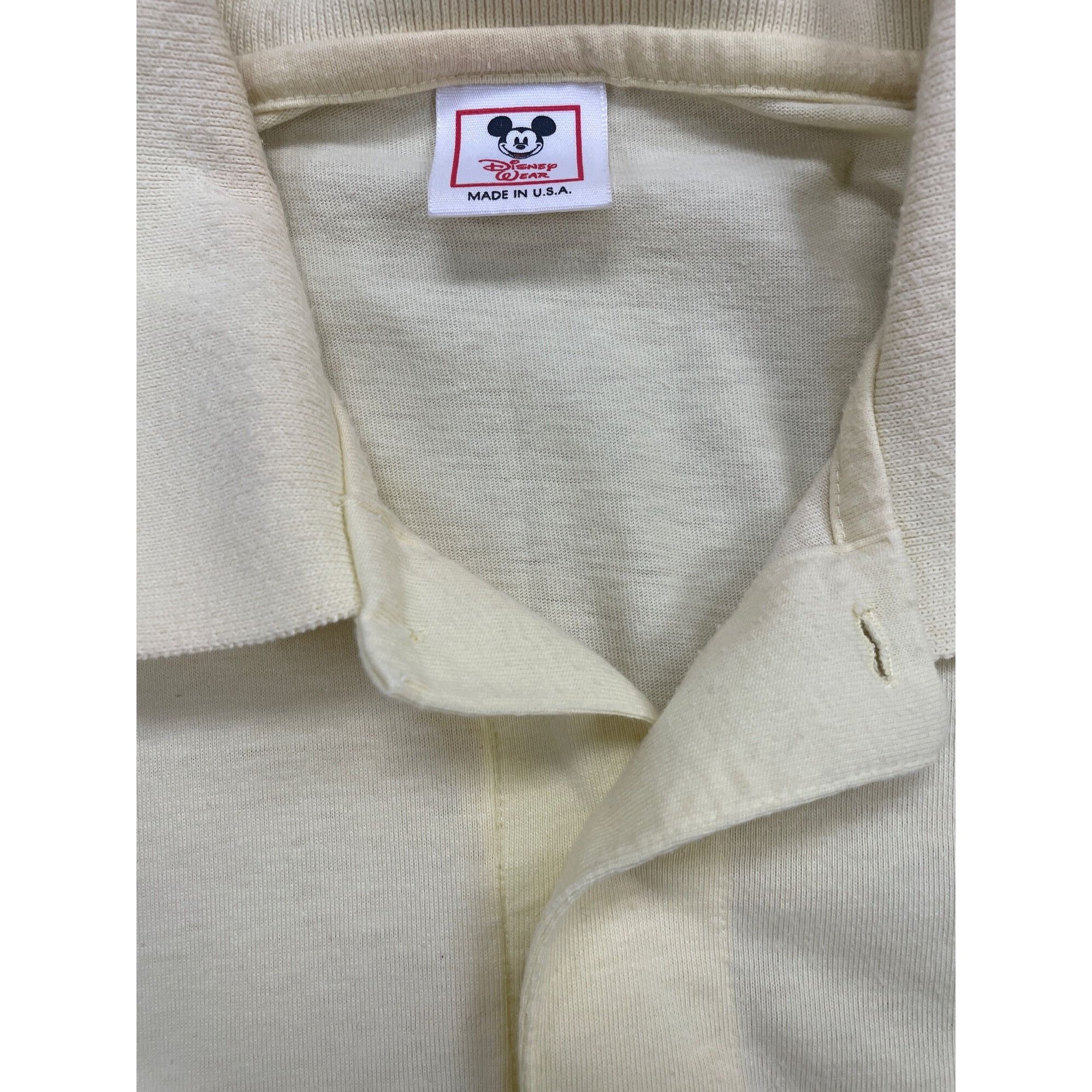 Disney Disney Wear Men's Yellow Polo with Mickey Emblem Size L SKU Size US L / EU 52-54 / 3 - 1 Thumbnail