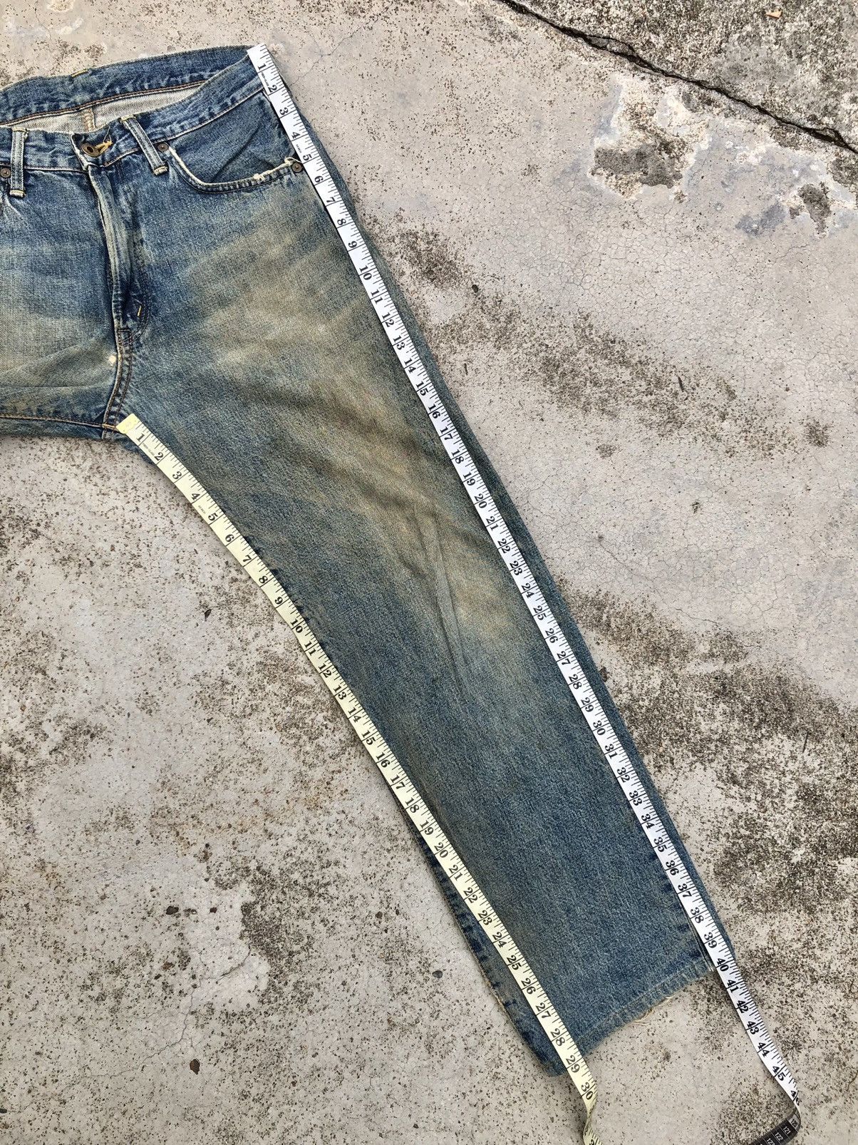 Edwin RUSTY DIRTY WIDE LEG SELVEDGE JEANS BY EDWIN Size US 31 - 15 Thumbnail