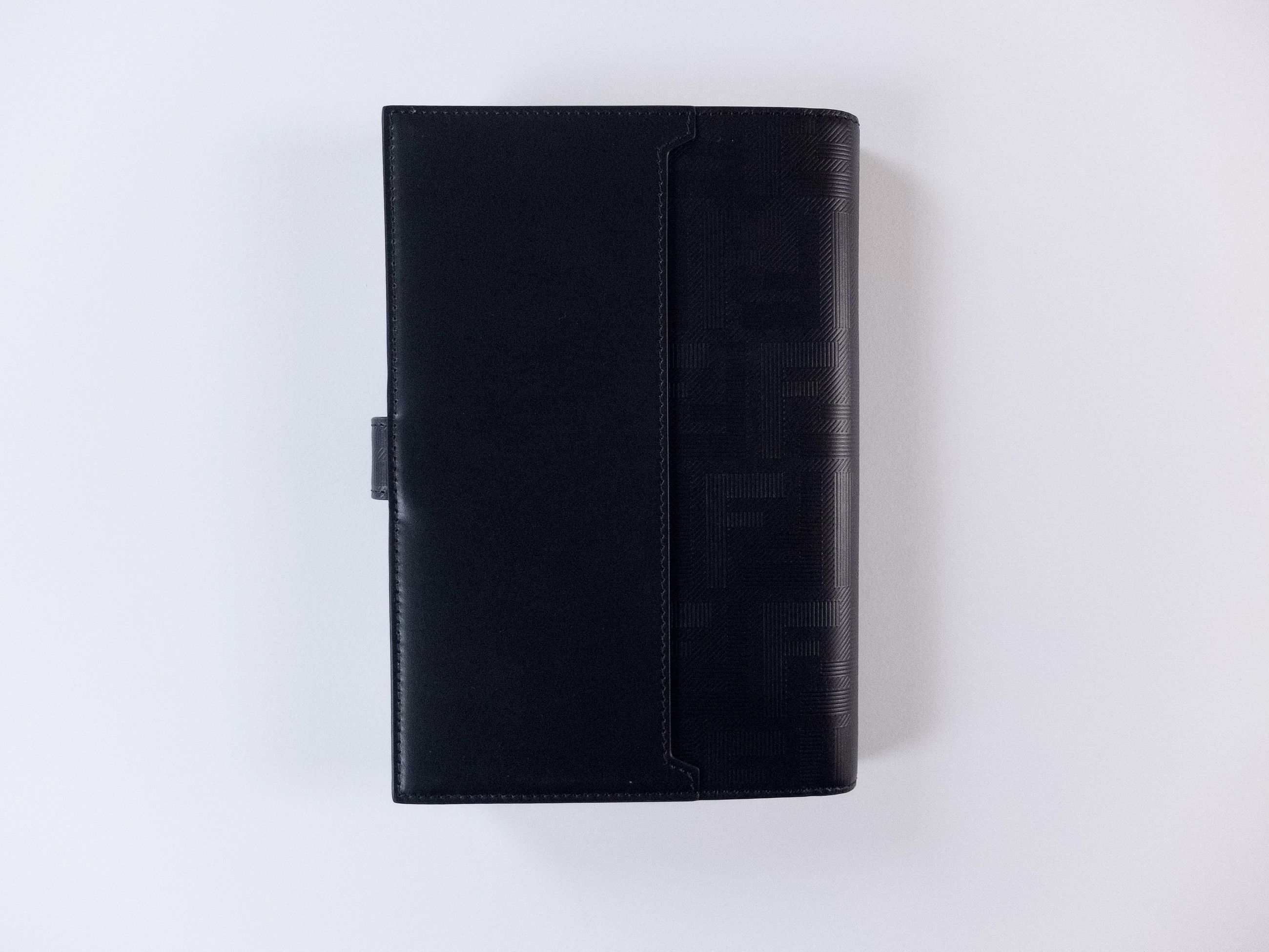 Fendi FENDI Shadow black FF logo leather refillable notebook Size ONE SIZE - 6 Thumbnail