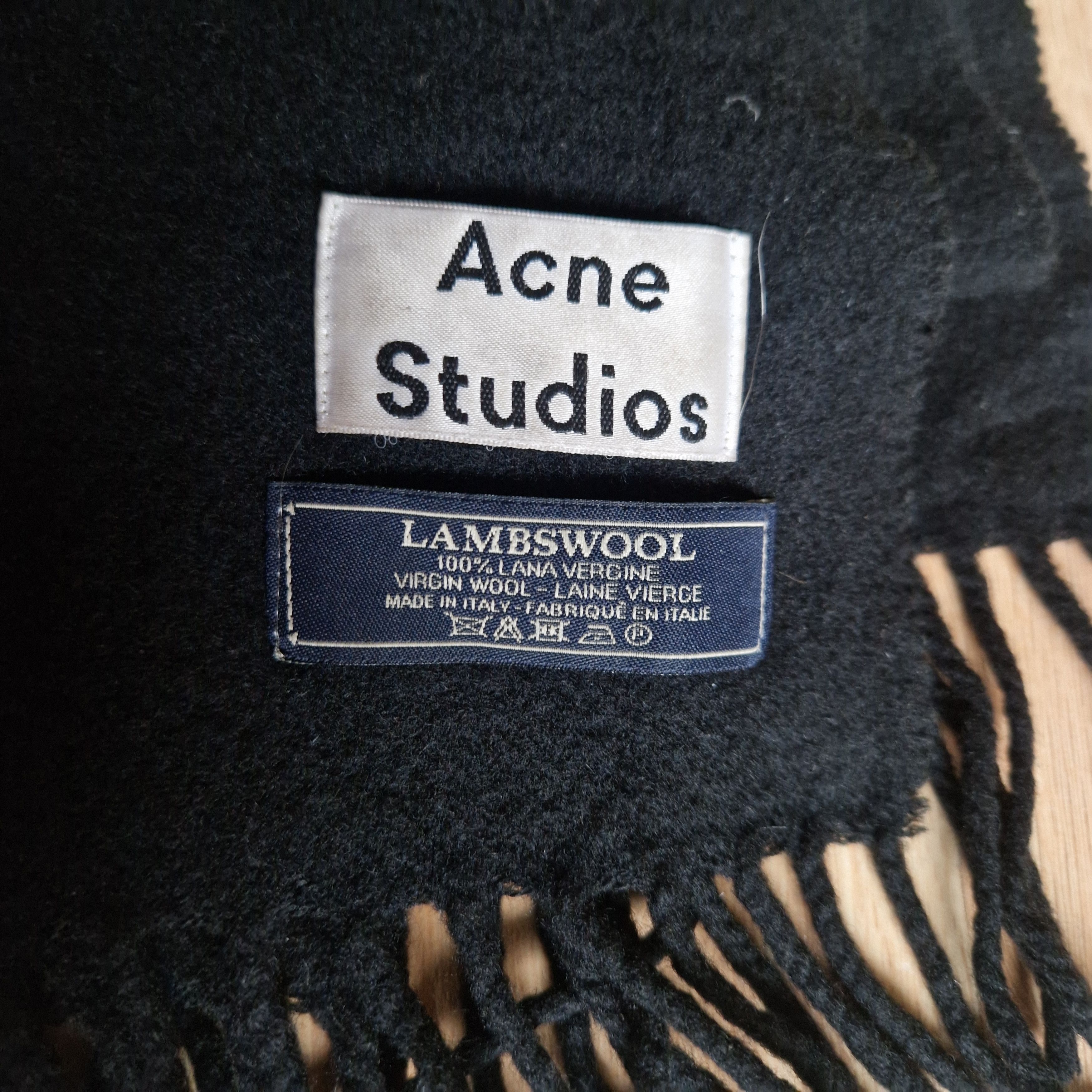 Acne Studios Acne studio 100% lana vergine big scarf 70x180 Size ONE SIZE - 1 Thumbnail
