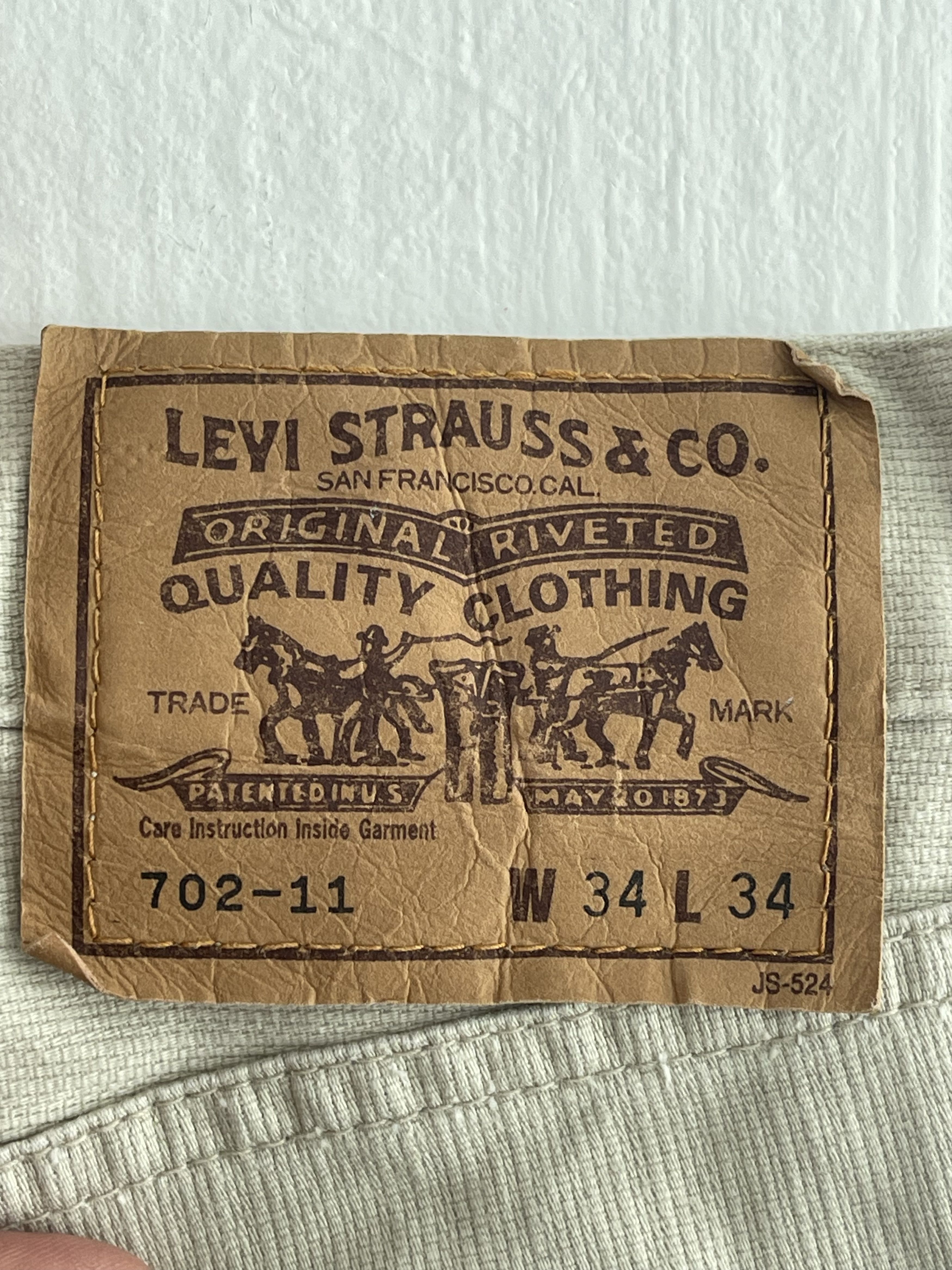 Levi's Vintage Clothing Vintage 90s LVC Levis 702-11 E Japan Size US 34 / EU 50 - 3 Thumbnail