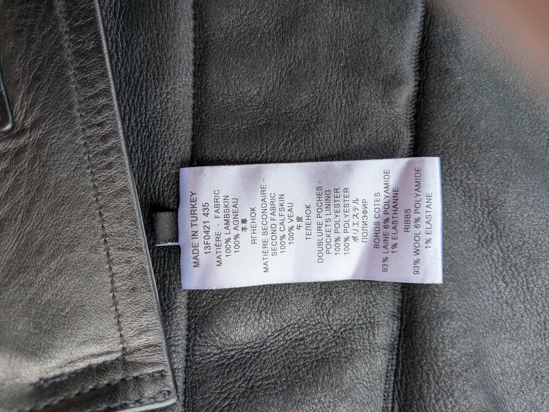 Givenchy Givenchy Black Means Leather Jacket Size US M / EU 48-50 / 2 - 7 Thumbnail