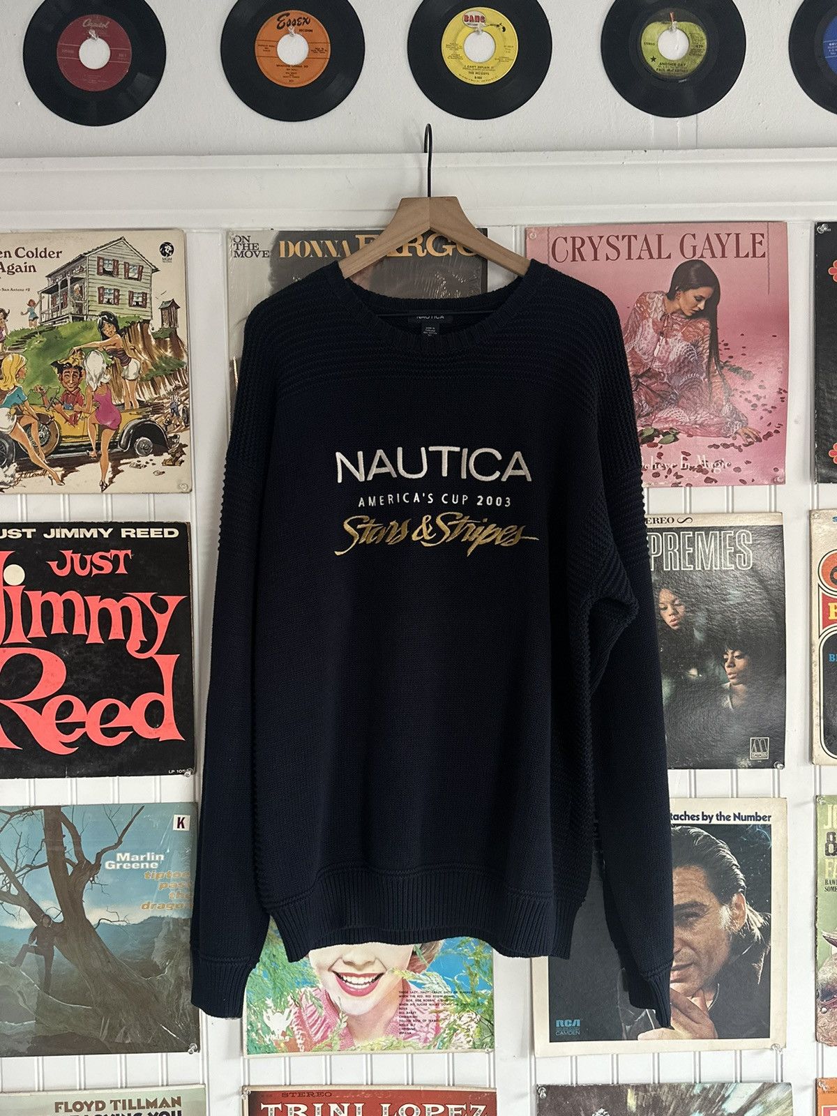 Nautica 2003 Nautica America’s Cup stars & stripes sweater Size US XL / EU 56 / 4 - 1 Thumbnail