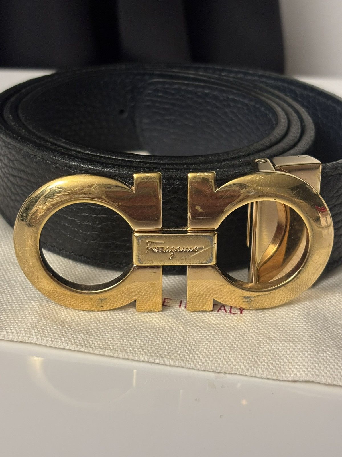 Salvatore Ferragamo Salvatore Ferragamo Reversible Belt Size 34 - 1 Thumbnail