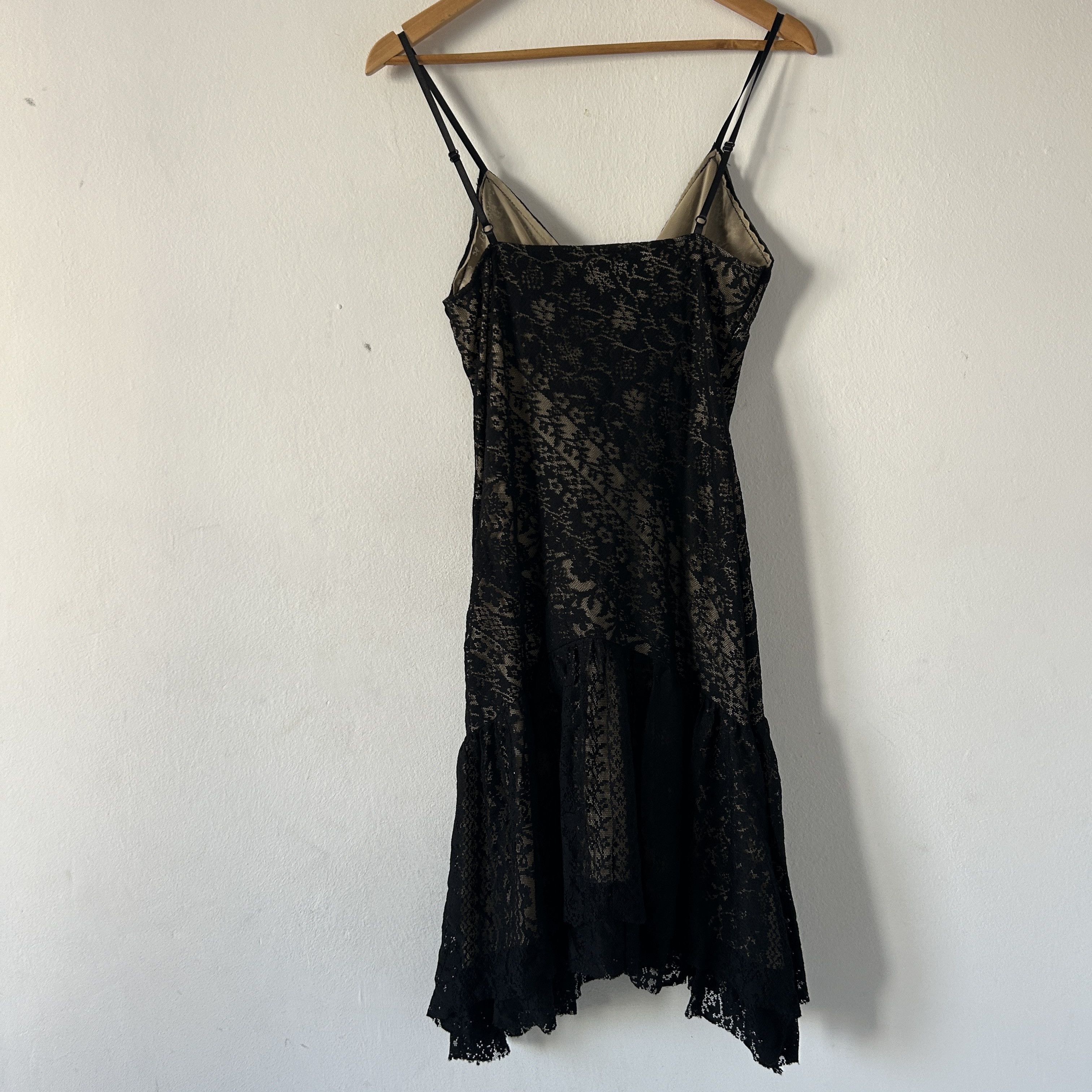 Vintage Vintage y2k black lace slip dress Size M / US 6-8 / IT 42-44 - 8 Thumbnail