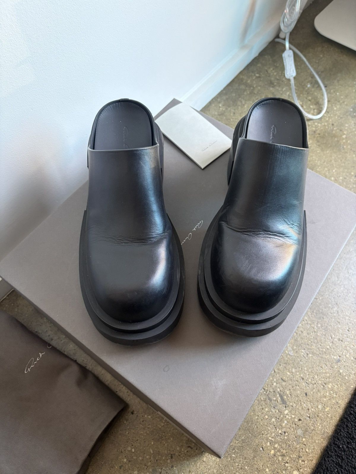Rick Owens Rick Owens Bogun Clog Size US 10 / IT 40 - 3 Thumbnail