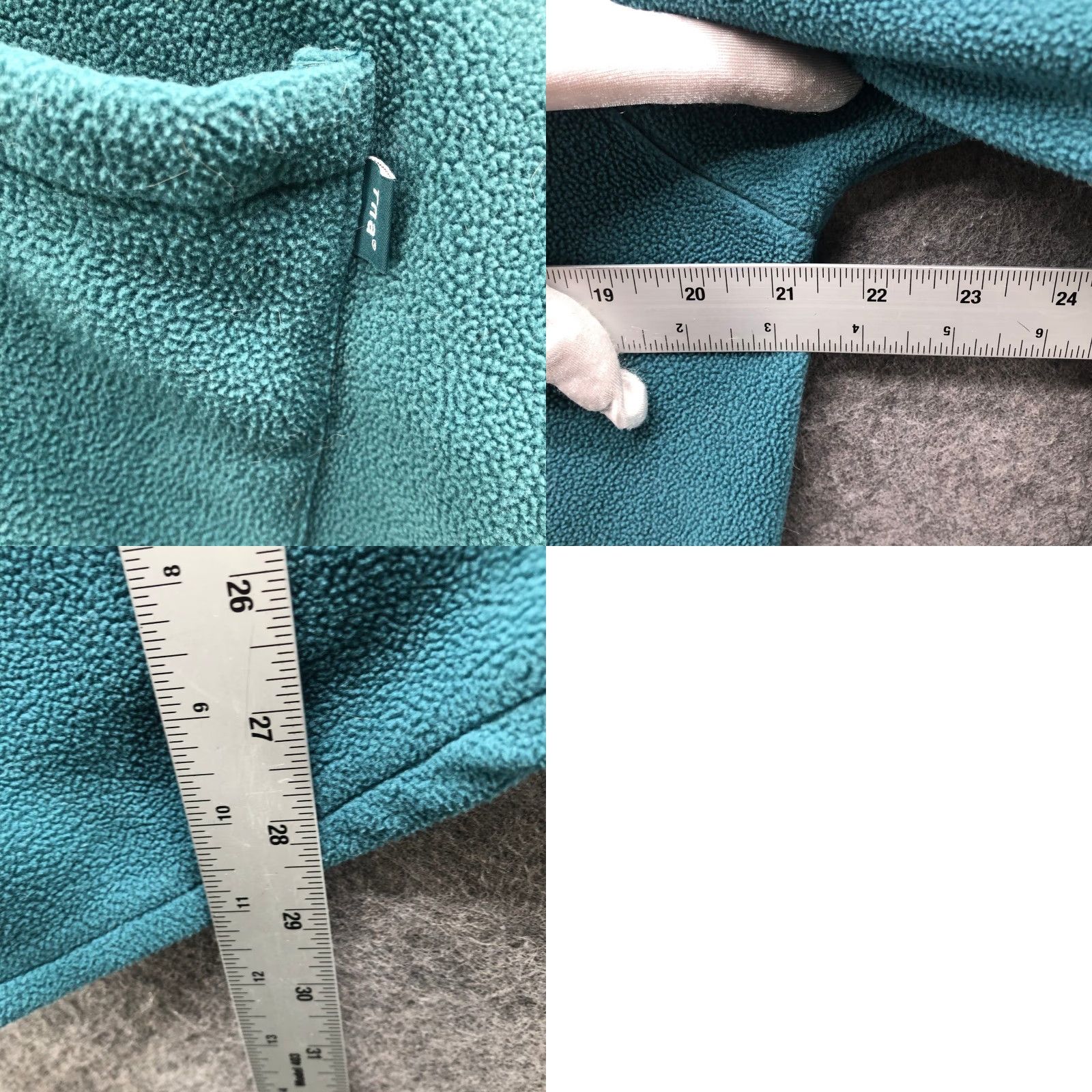 TNA TNA Polar Fleece Shirt Jacket Womens XS Teal Shacket Button Front Sweater Size XS / US 0-2 / IT 36-38 - 8 Thumbnail