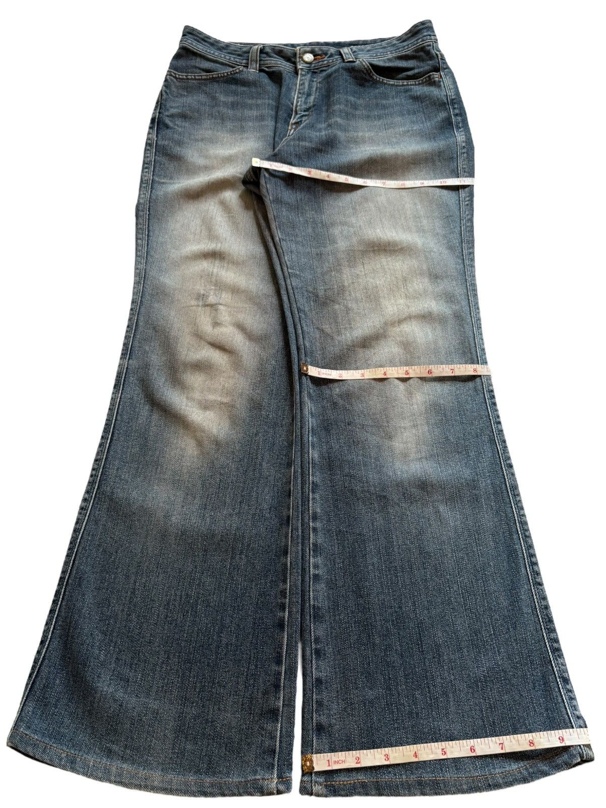 Japanese Brand SALES🔥Vintage Japanese Rusty Mud Wash Bootcut Flare Jeans Size US 30 / EU 46 - 14 Thumbnail