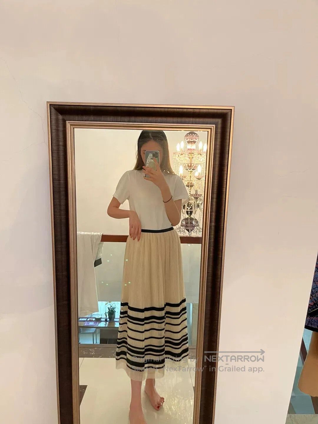Valentino Red Valentino Pleated Runway Style Skirt. Size US 38 / EU 54 - 4 Thumbnail
