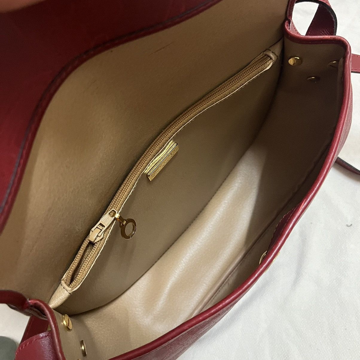Christian Dior Monsieur × Dior × Vintage Authentic Vintage Christian Dior Monogram Leather Slingbag Size ONE SIZE - 8 Thumbnail