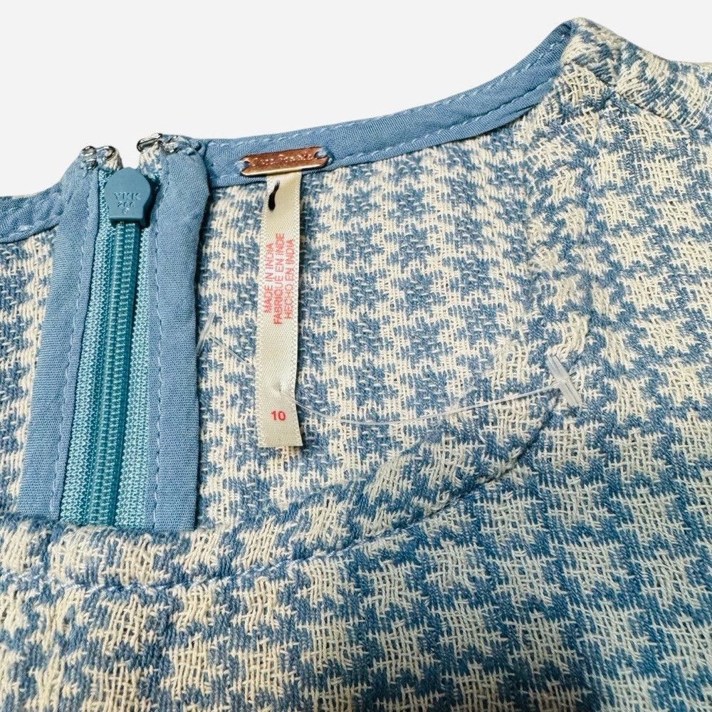 Free People New Free People Mod Mini Blue Playsuit Size 10 Size 32" / US 10 / IT 46 - 7 Thumbnail