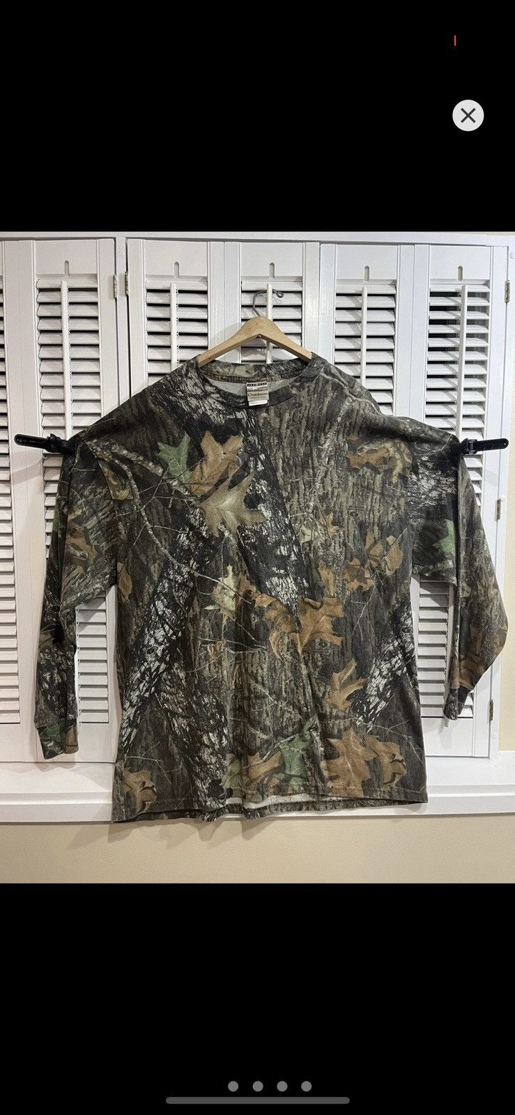 Vintage Crazy Vintage Tree Camo Outdoors Pocket Longsleeve Tee Size US XXL / EU 58 / 5 - 1 Thumbnail