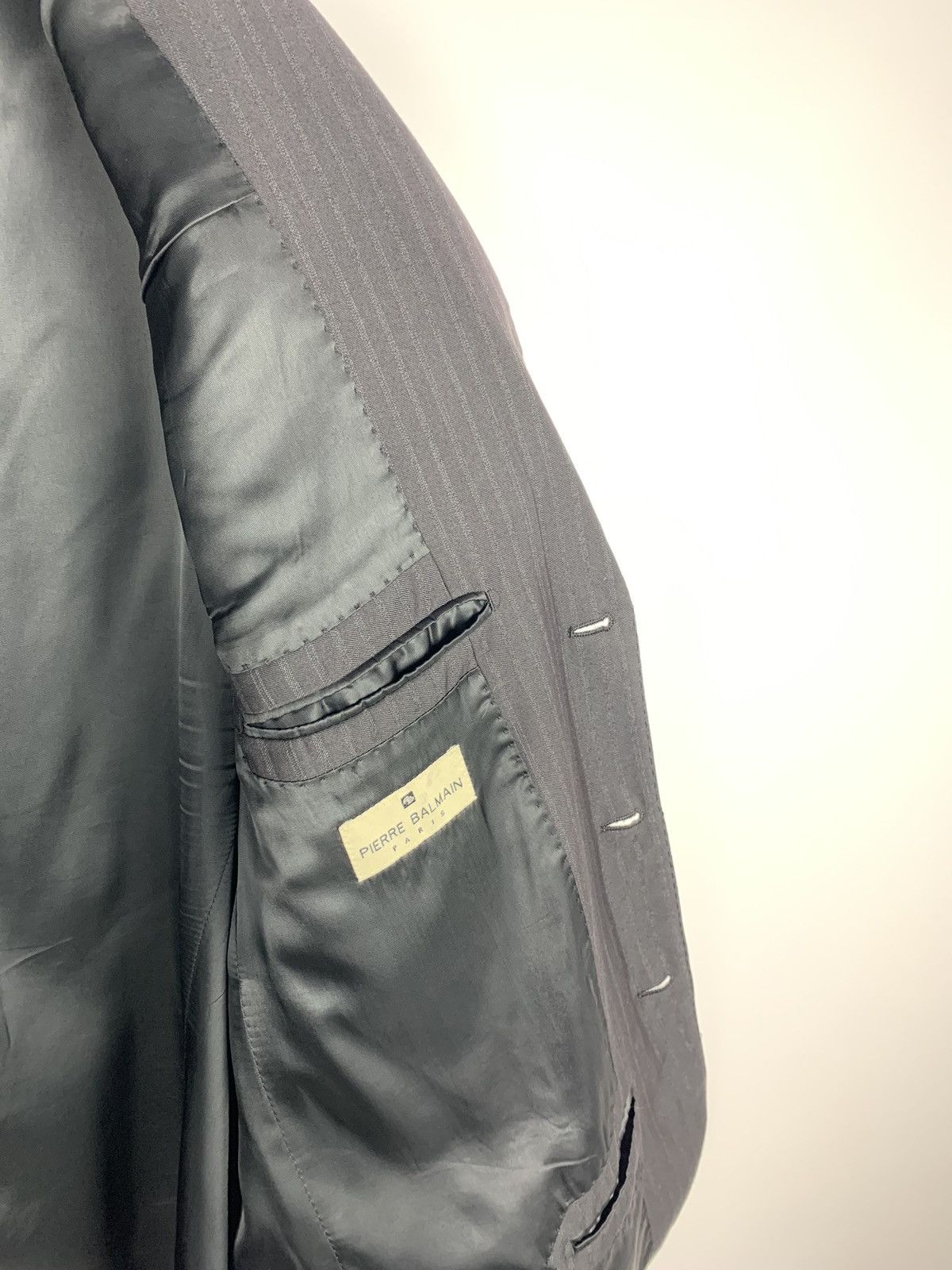 Balmain Vintage Pierre Balmain Paris Blazer Size 38 Three Buttons Size 48S - 14 Thumbnail