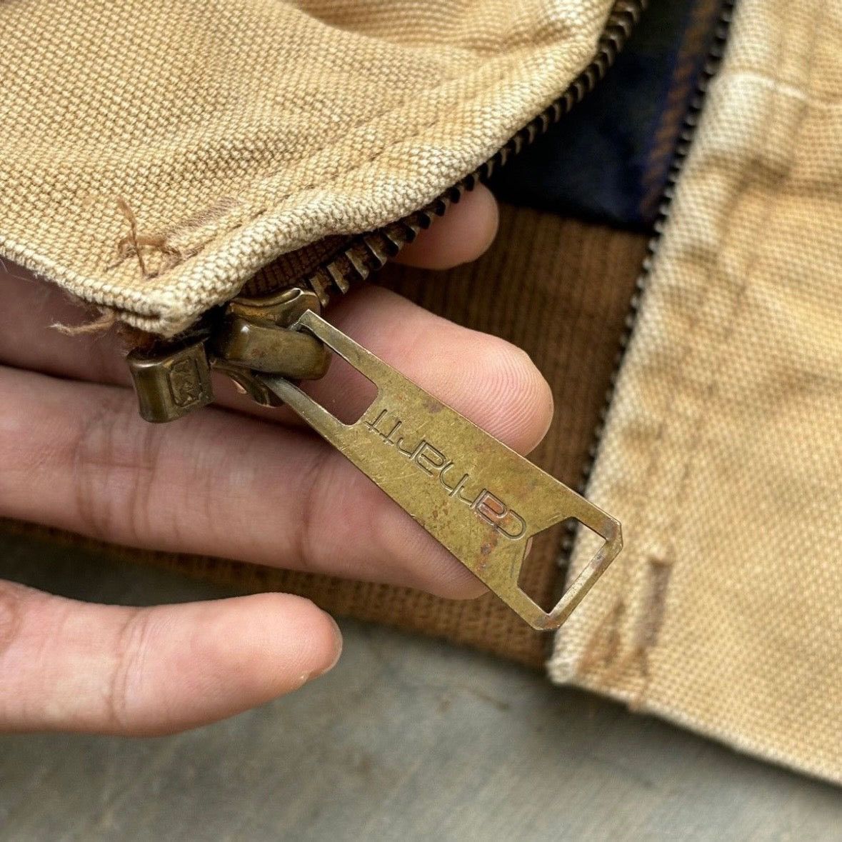 Carhartt Vintage 1990s Carhartt Active Flannel Lined Jacket Size US L / EU 52-54 / 3 - 7 Thumbnail