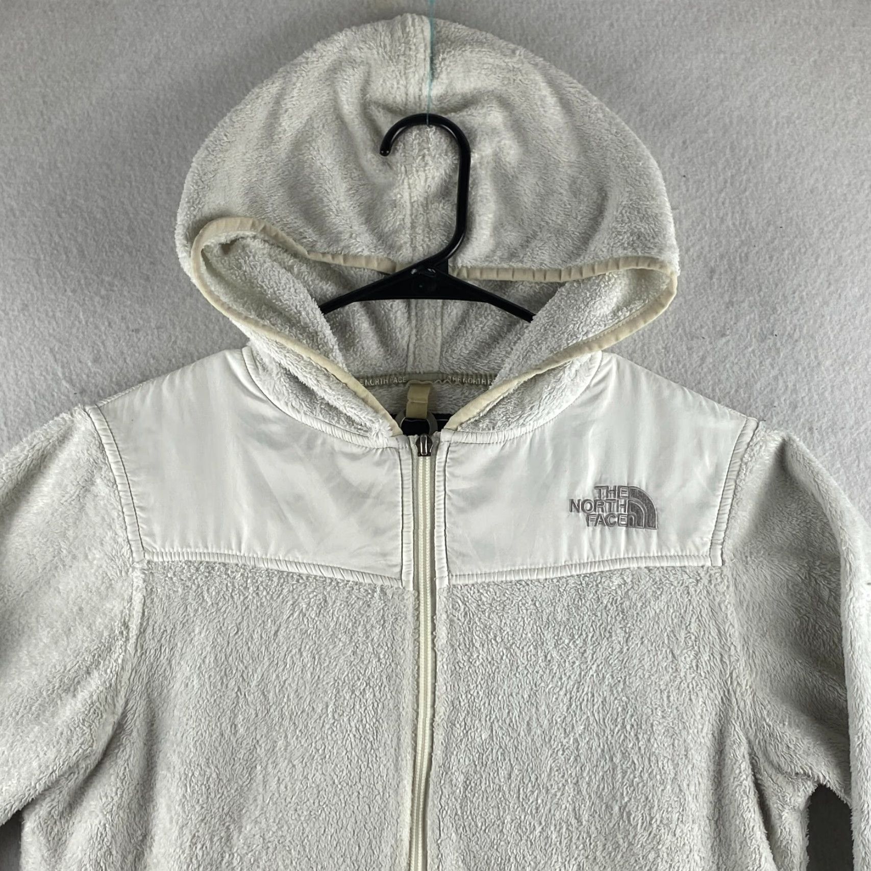 The North Face The North Face Full Zip Hoodie Womens Small S White Oso Adjustable Waist Pockets Size S / US 4 / IT 40 - 2 Thumbnail