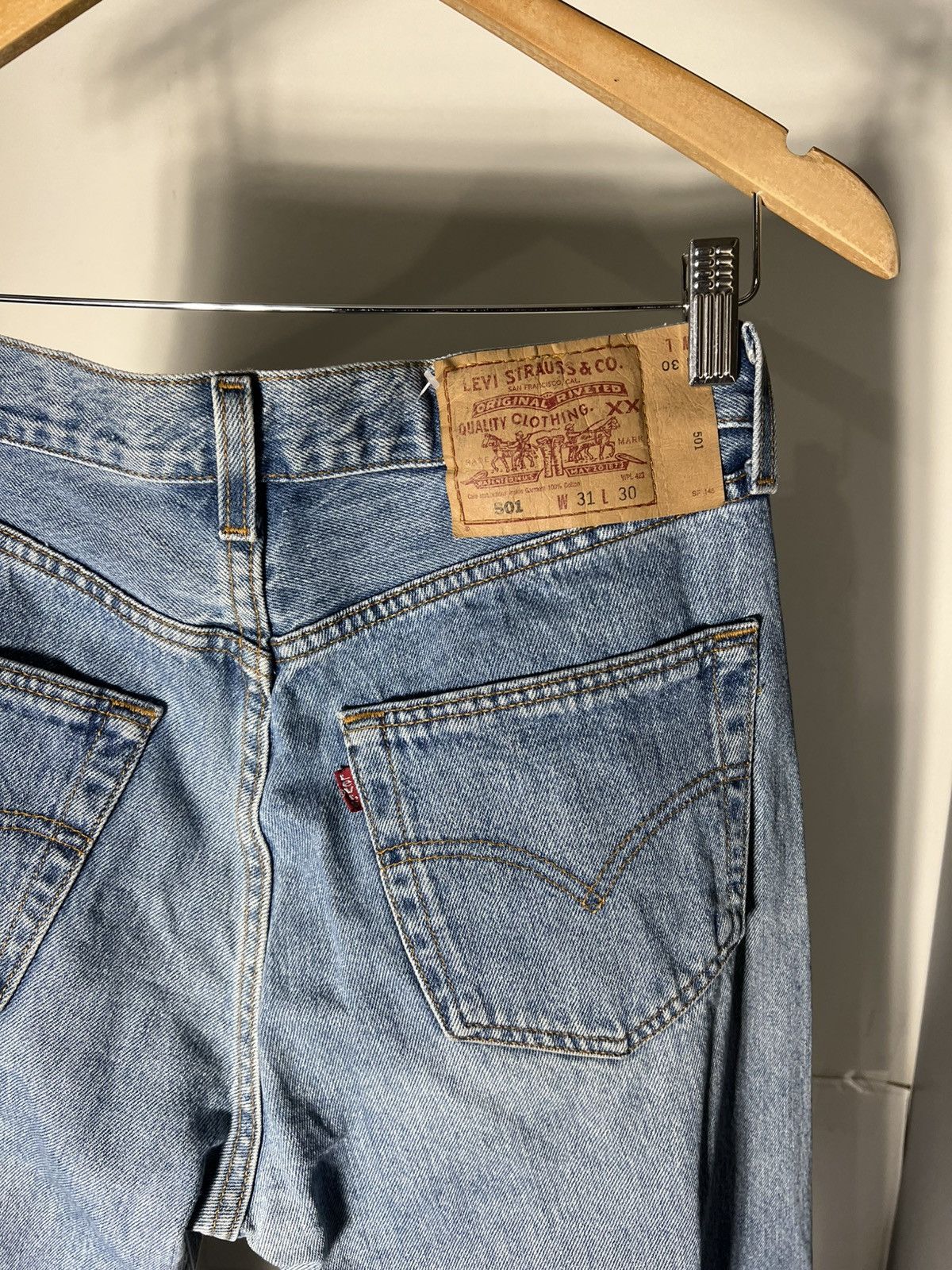 Levi's Made & Crafted VINTAGE LEVIS 501 MADE IN USA DENIM JEANS RETRO DESIGNER 90s Size US 31 - 10 Thumbnail