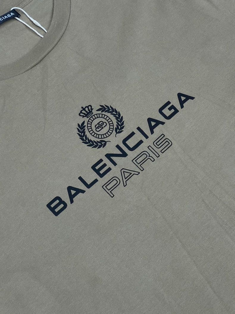 Balenciaga Balenciaga Wheat Pattern Short Sleeve, Khaki M Size US M / EU 48-50 / 2 - 2 Thumbnail