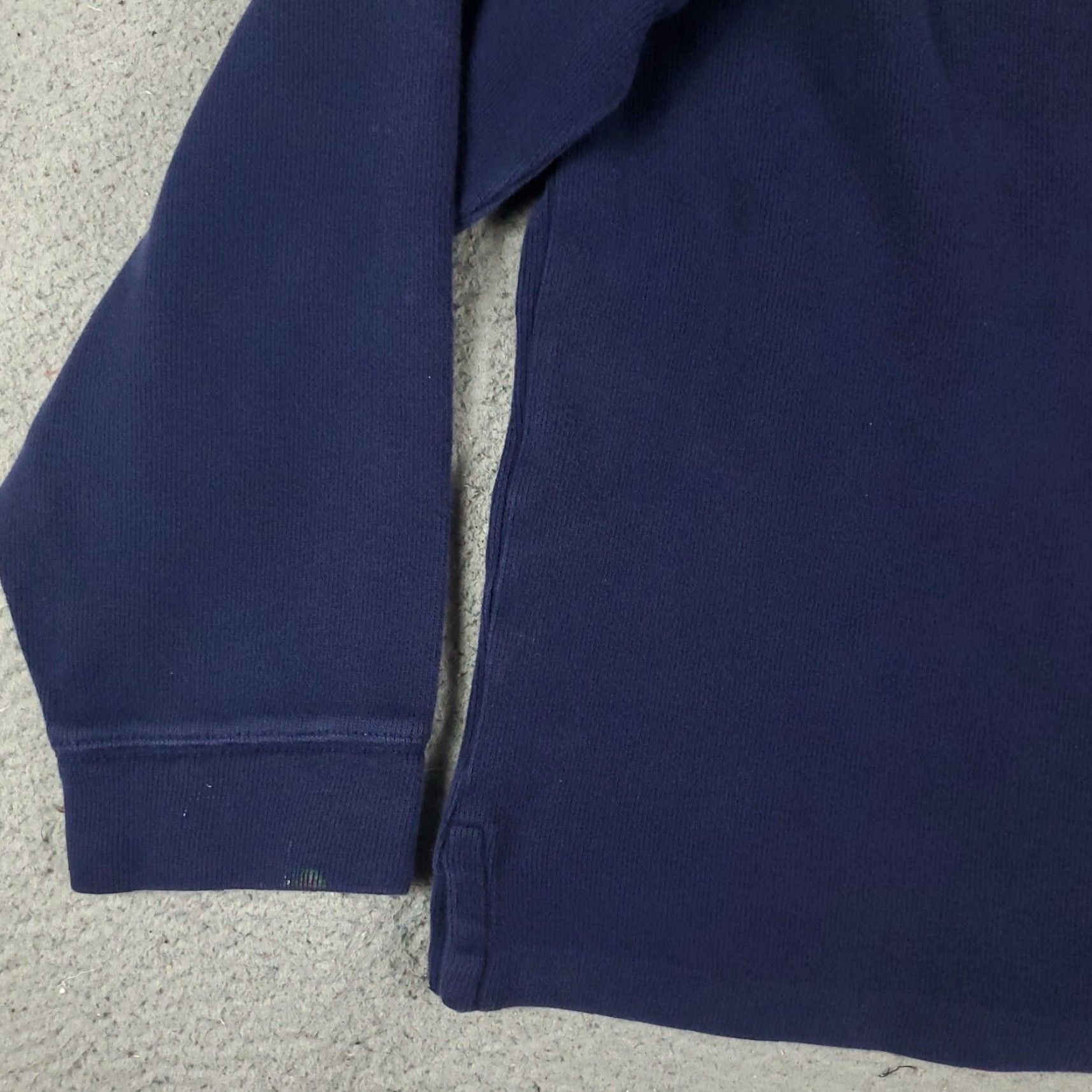 Ralph Lauren Ralph Lauren Blue Polo 1/4 Zip Pullover Sweater Mens XL Cotton Mock Neck Long Sleeve Size US XL / EU 56 / 4 - 3 Thumbnail