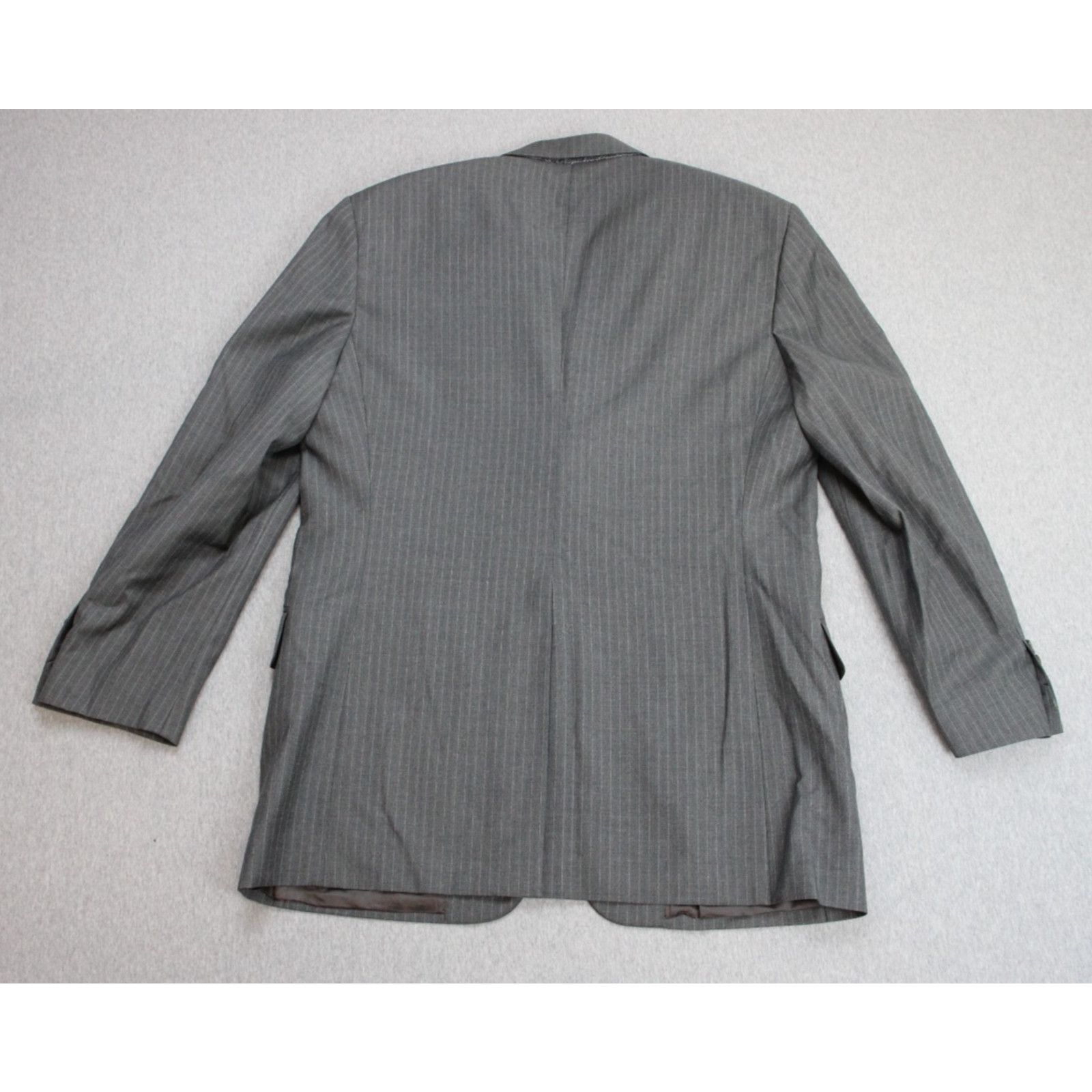 Brooks Brothers Brooks Brothers BlazerMen 40R/34 GrayStripedWool1818 Madison Size 40R - 2 Thumbnail