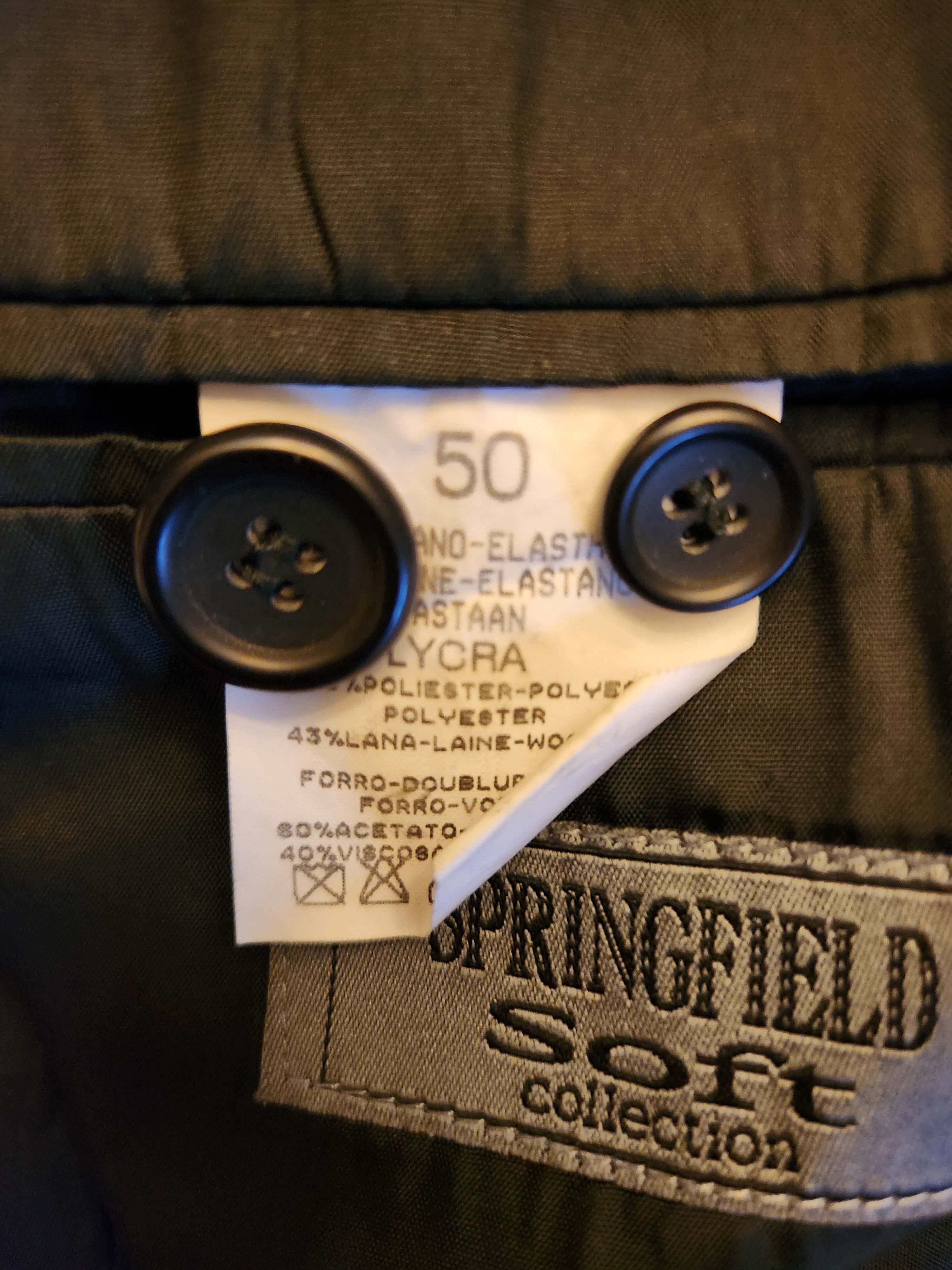 Springfield Vintage 90's Wool Blend Striped Blazer Size 40L - 5 Thumbnail
