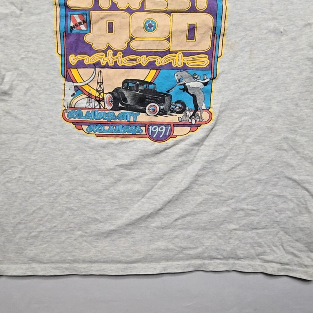 Vintage Vintage Street Rod Nationals Shirt Oklahoma City Racing Tee Size US L / EU 52-54 / 3 - 4 Thumbnail