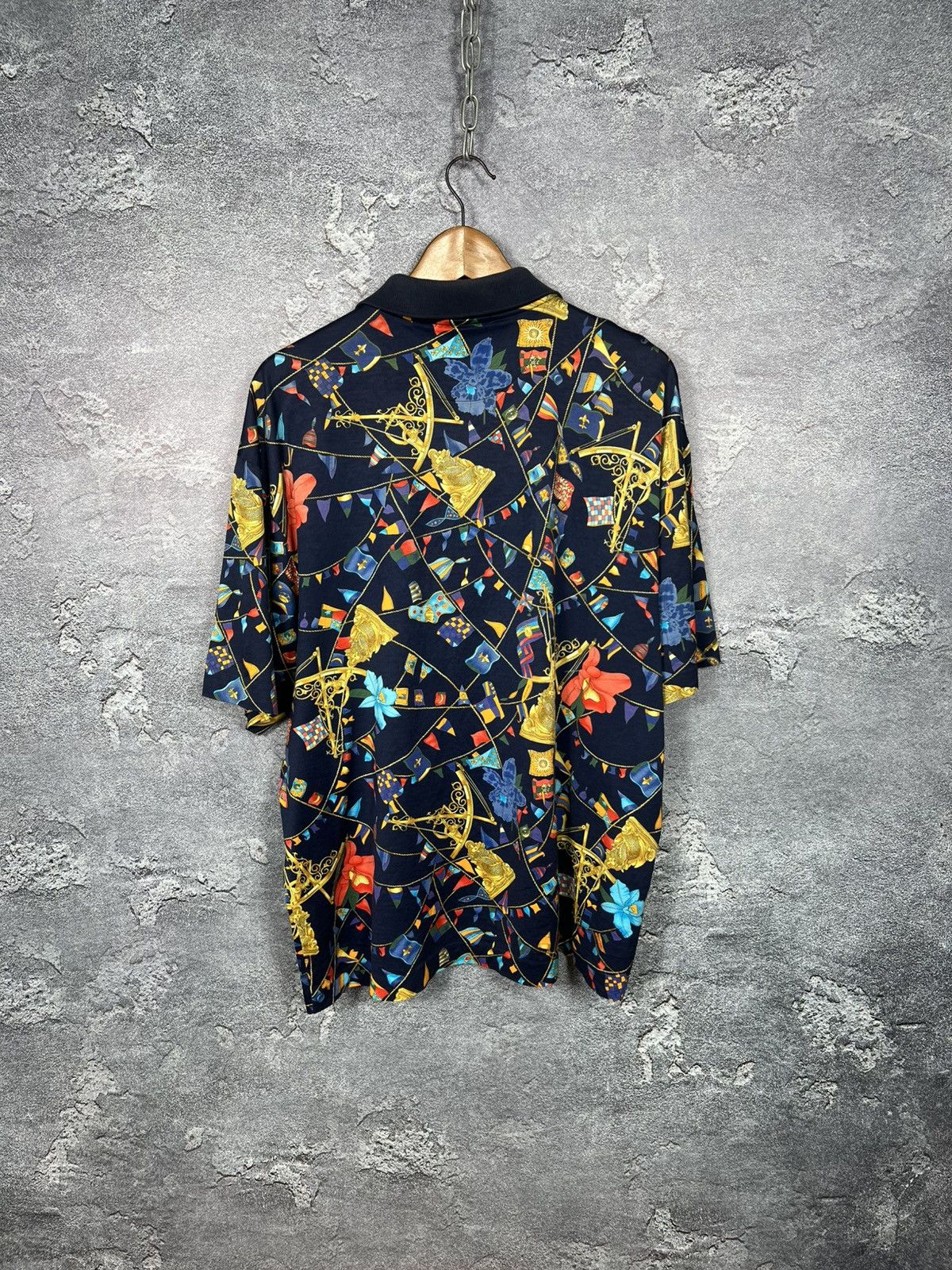 Leonard Paris Vintage Lonard Paris All Over Floral Print Polo Size Xxl Size US XXL / EU 58 / 5 - 10 Thumbnail