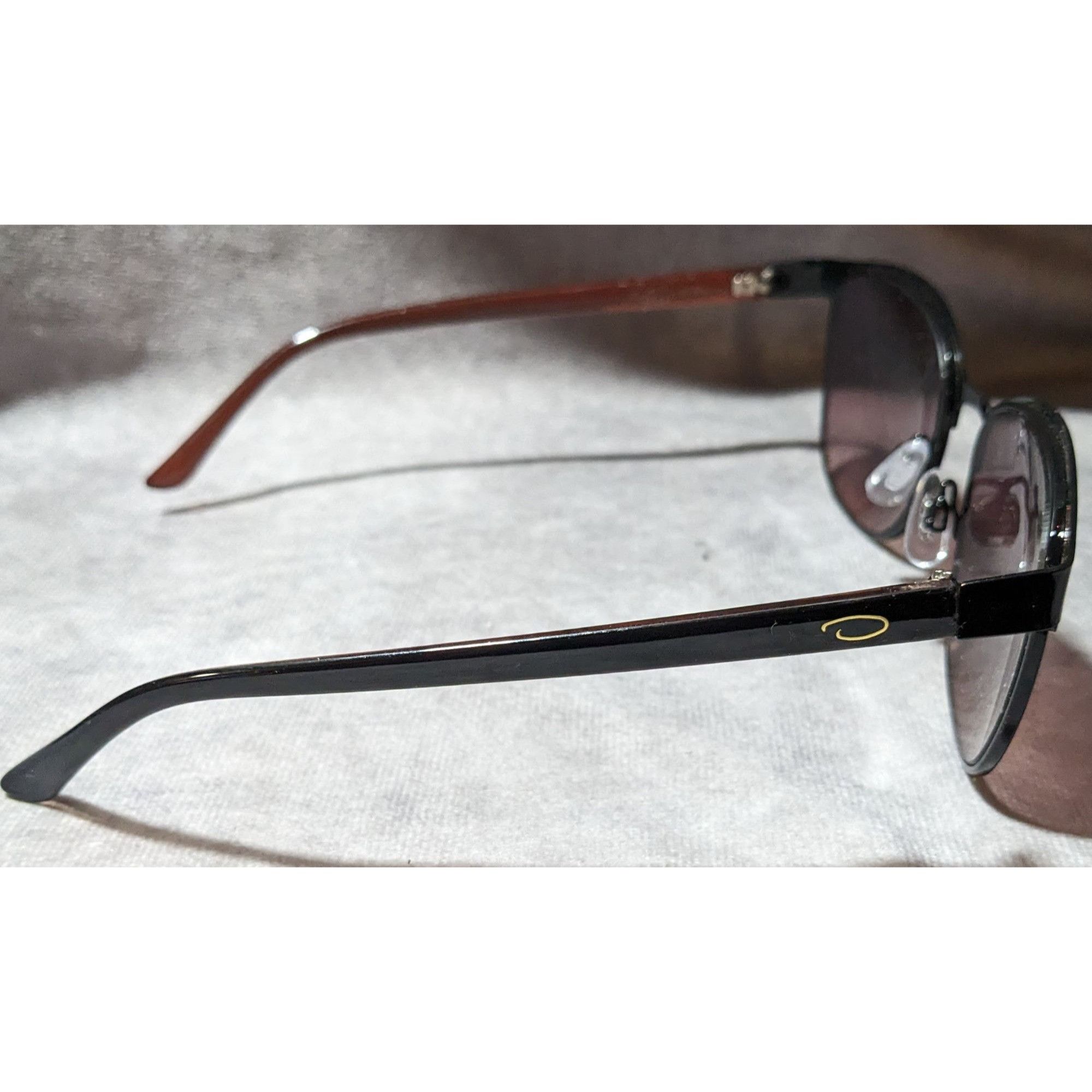 Oscar De La Renta Oscar De La Renta 3043 Brown And Black Sunglasses Size ONE SIZE - 2 Thumbnail
